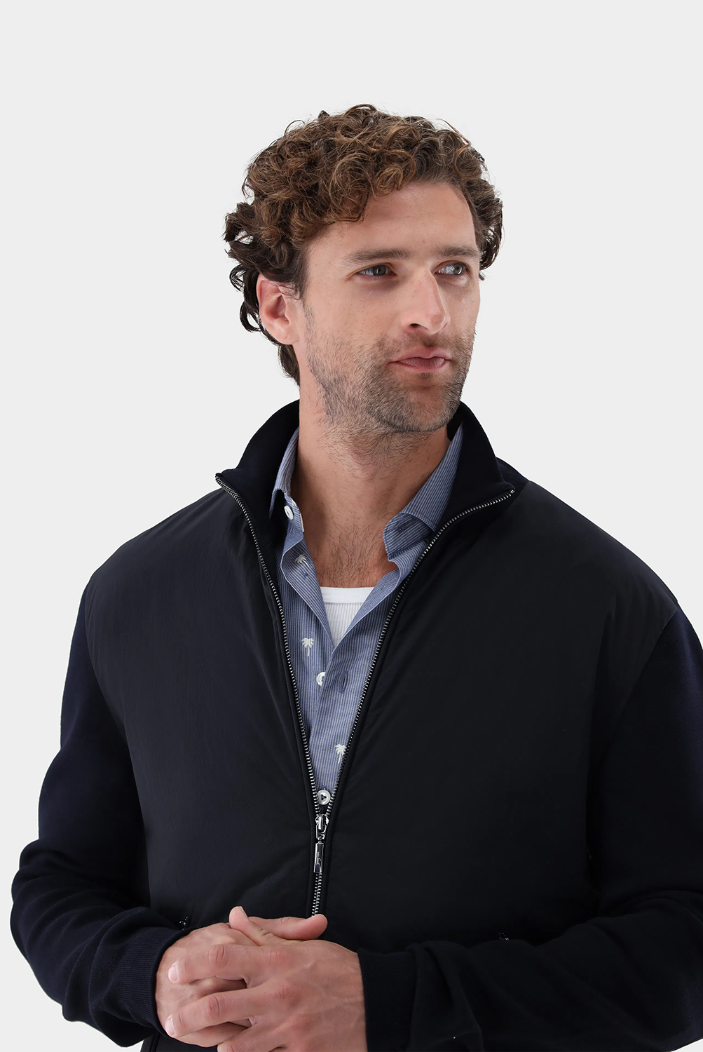 Vlies, Langer Ärmel, Mantel, Mann, Person