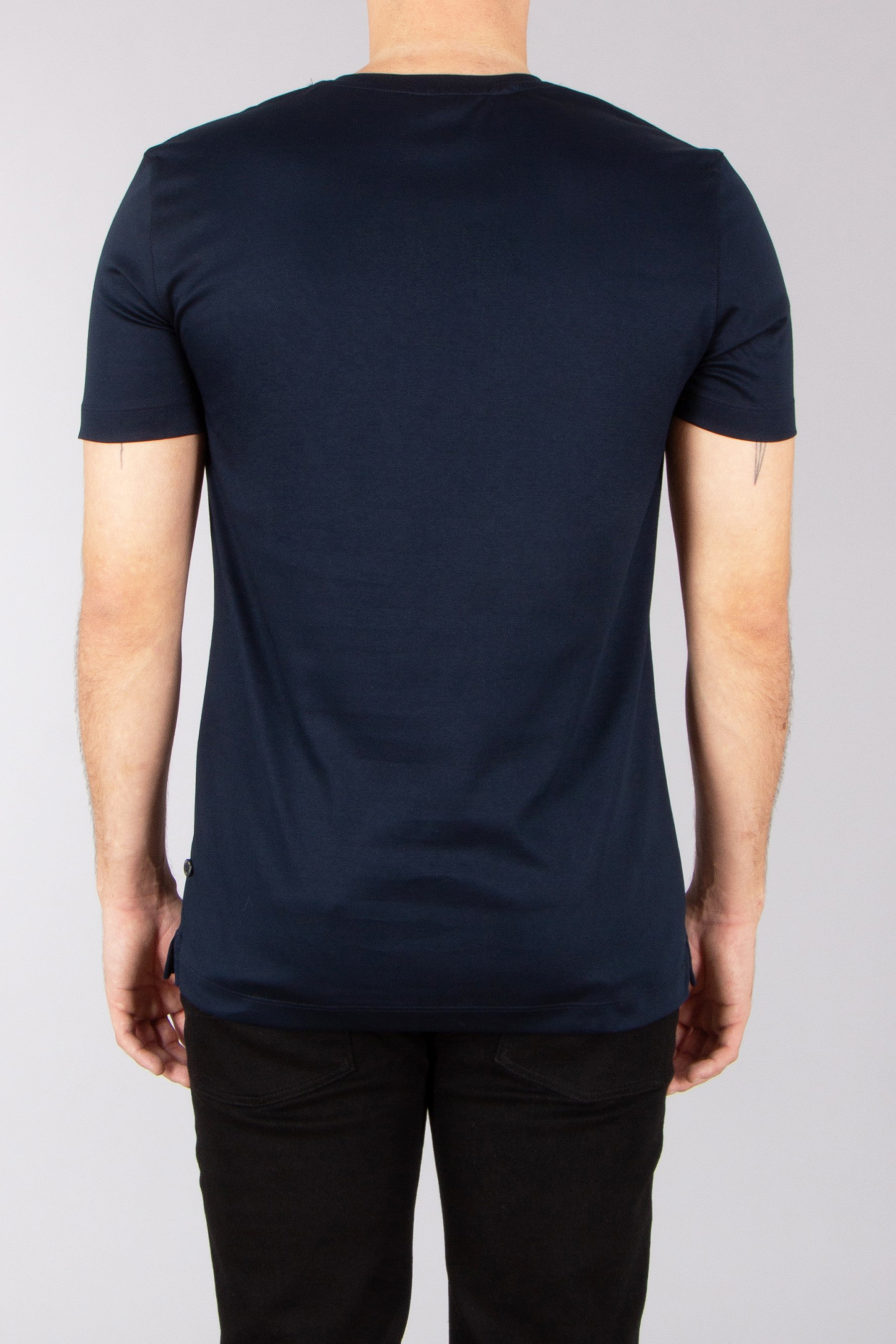 VAN LAACK Slim Fit Swiss Cotton Jersey V-Neck T-Shirt Pius T-shirt, Erwachsener, Männlich, Mann, Person
