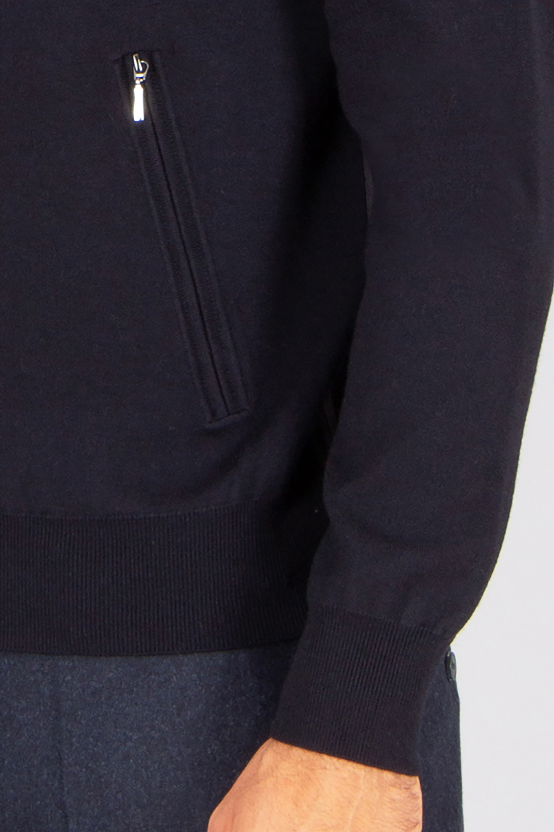 VAN LAACK Relaxed Fit Wool-Silk Stretch Blend Zip Cardigan Sanchio Mantel, Jacke, Langarm, Fleece, Pullover
