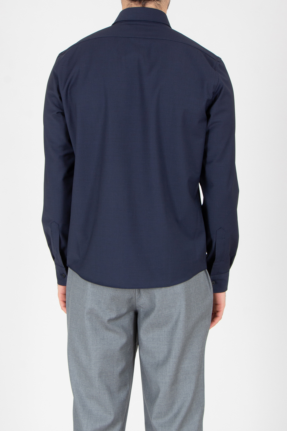 BOSS Regular Fit Performance Stretch Virgin Wool Blend Shirt P-Liam