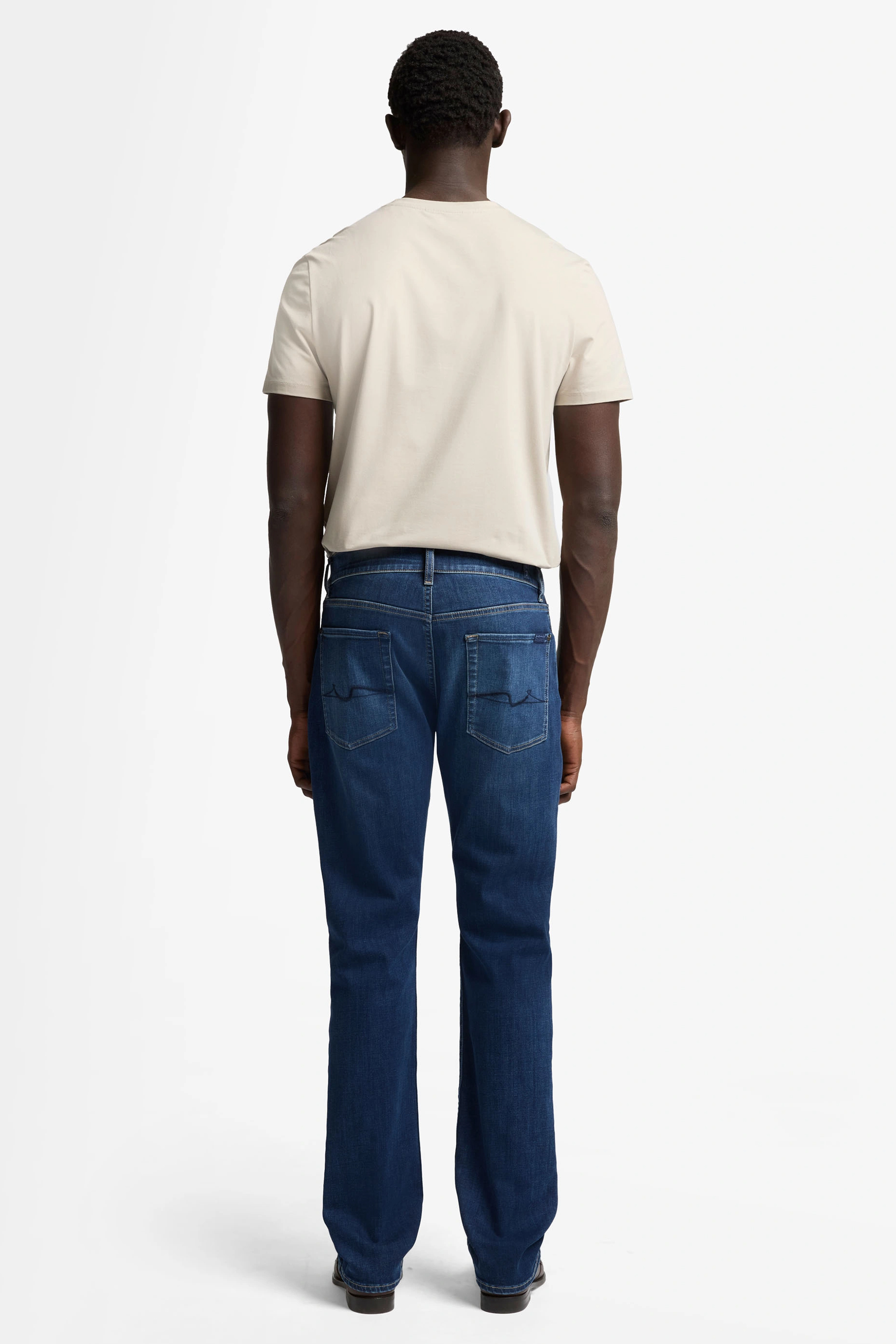 7 FOR ALL MANKIND Straight Fit Luxe Performance Denim Jeans The Straight Hosen, Jeans, Erwachsener, Mann, Person