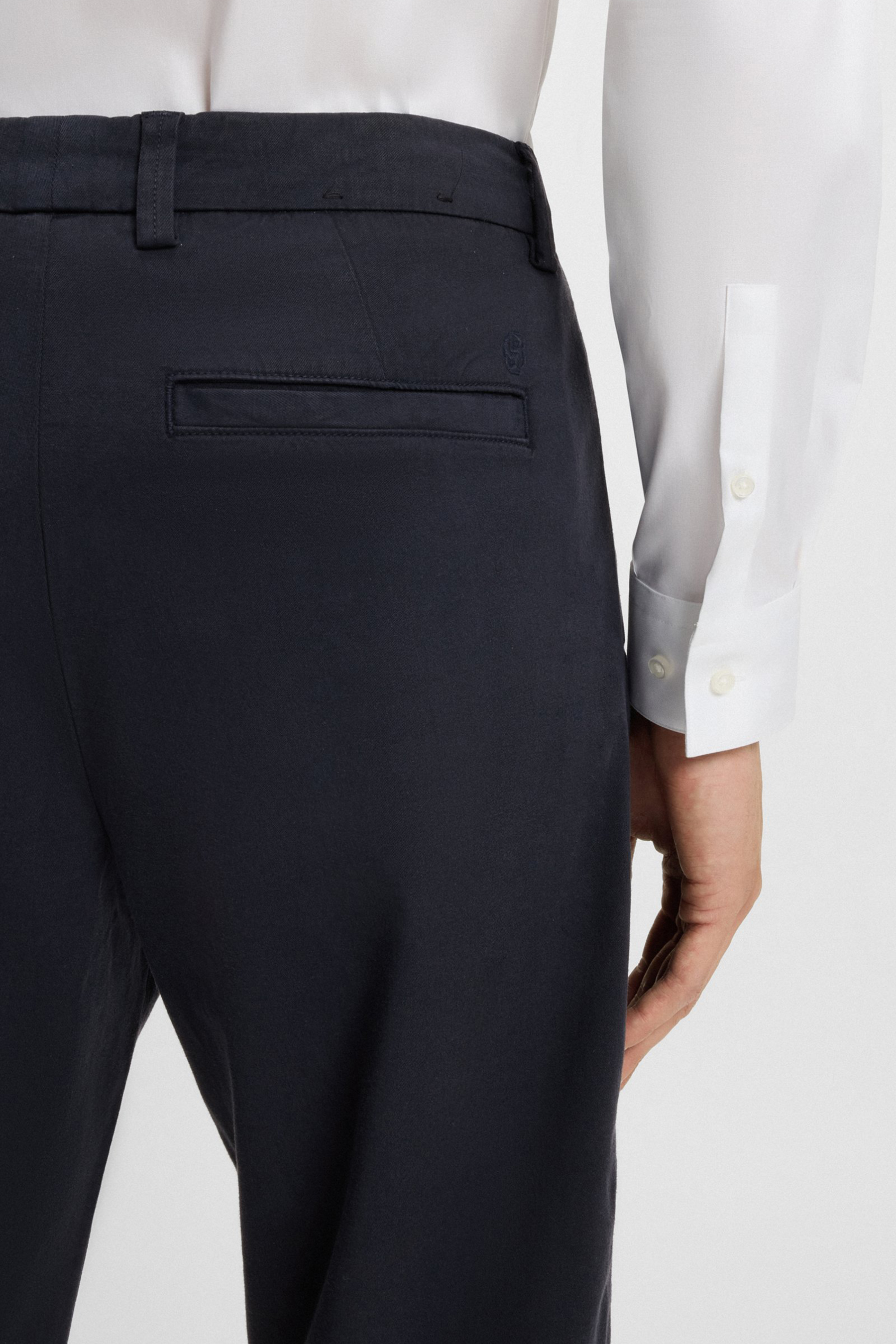 BOSS Tapered Fit Brushed Lyocell-Cotton Blend Stretch Twill Pants C-Kerin Bekleidung, Hosen, Jeans, Mantel