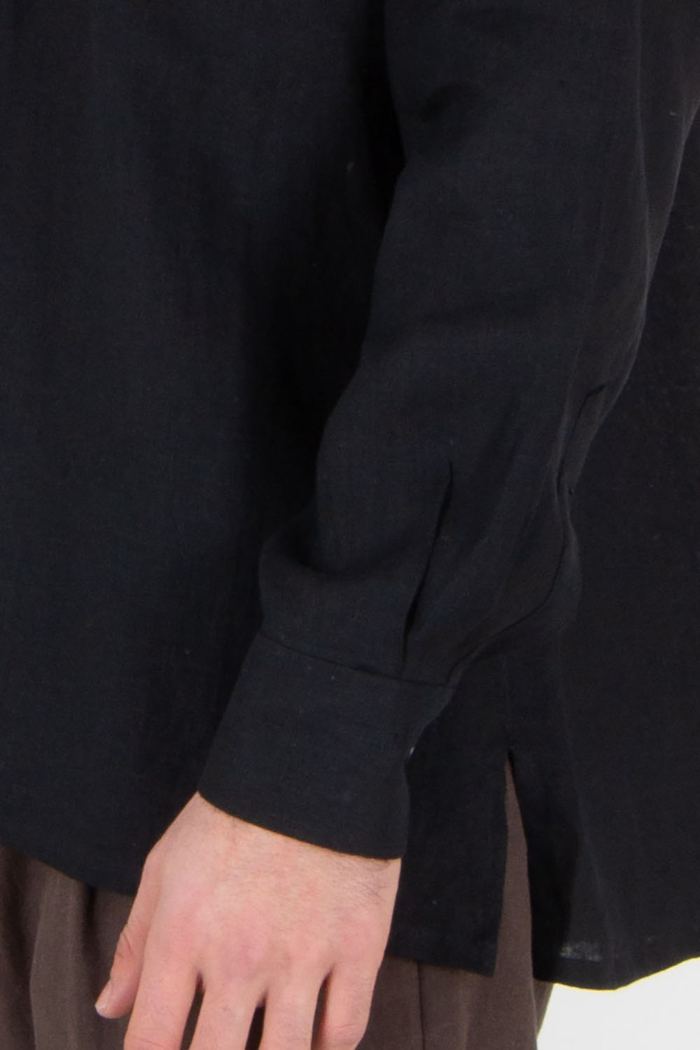 KITON Regular Fit Linen Overshirt