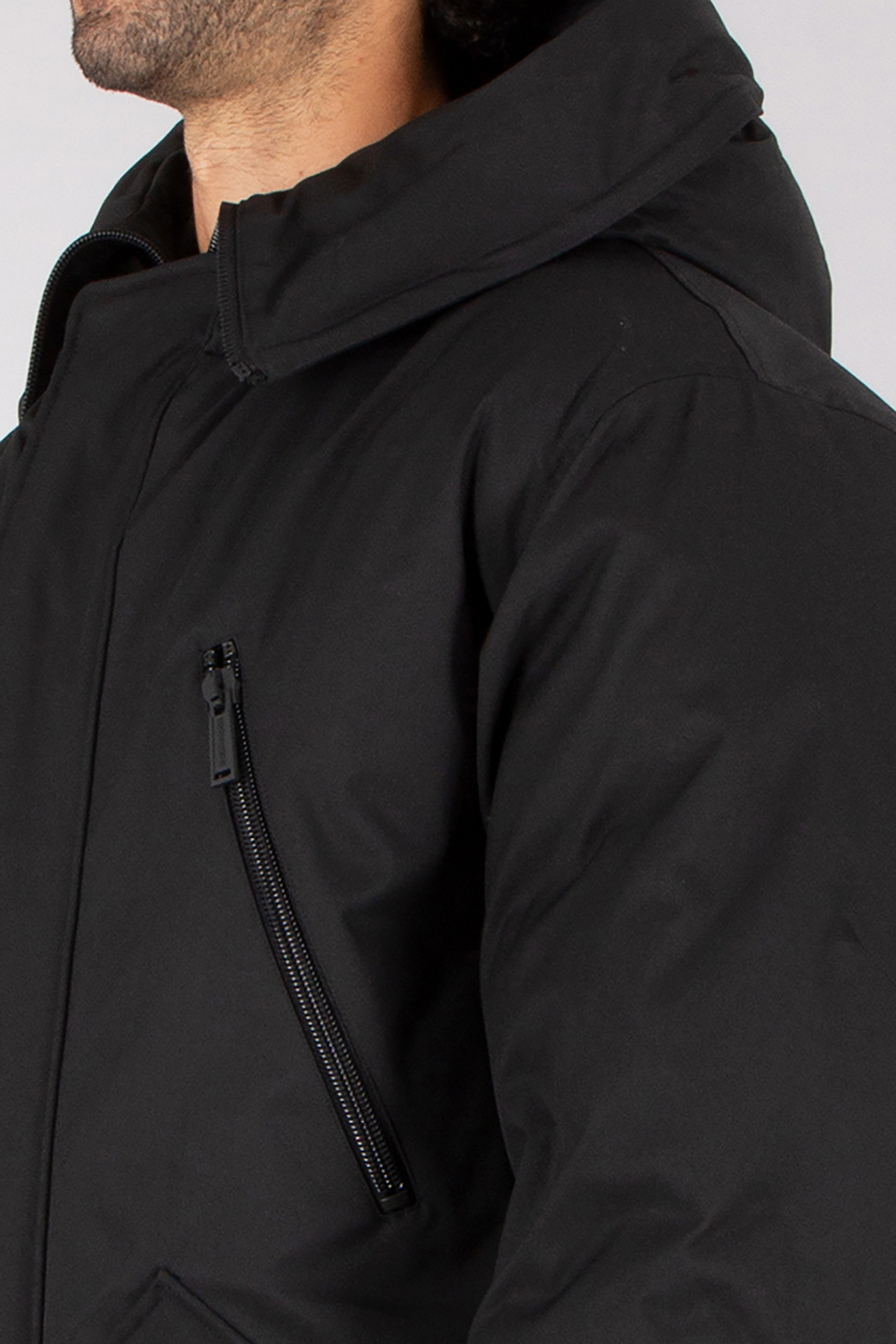 DSQUARED2 Relaxed Fit Technical Canvas Techno Parka Bekleidung, Mantel, Jacke, Fleece