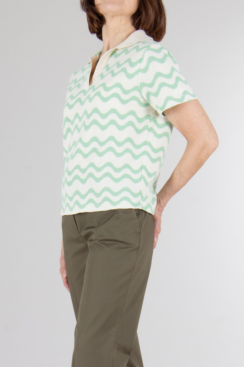 MC 2 SAINT BARTH Striped Knitted Polo Lala Rachel