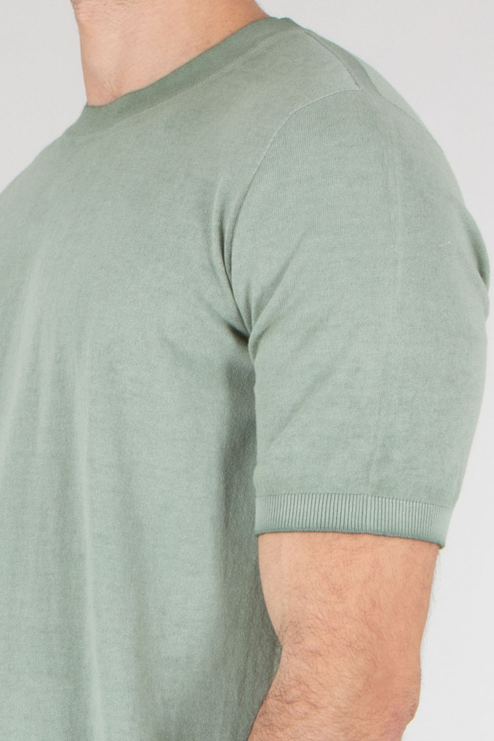 AROVESCIO Regular Fit Cotton Knit T-Shirt