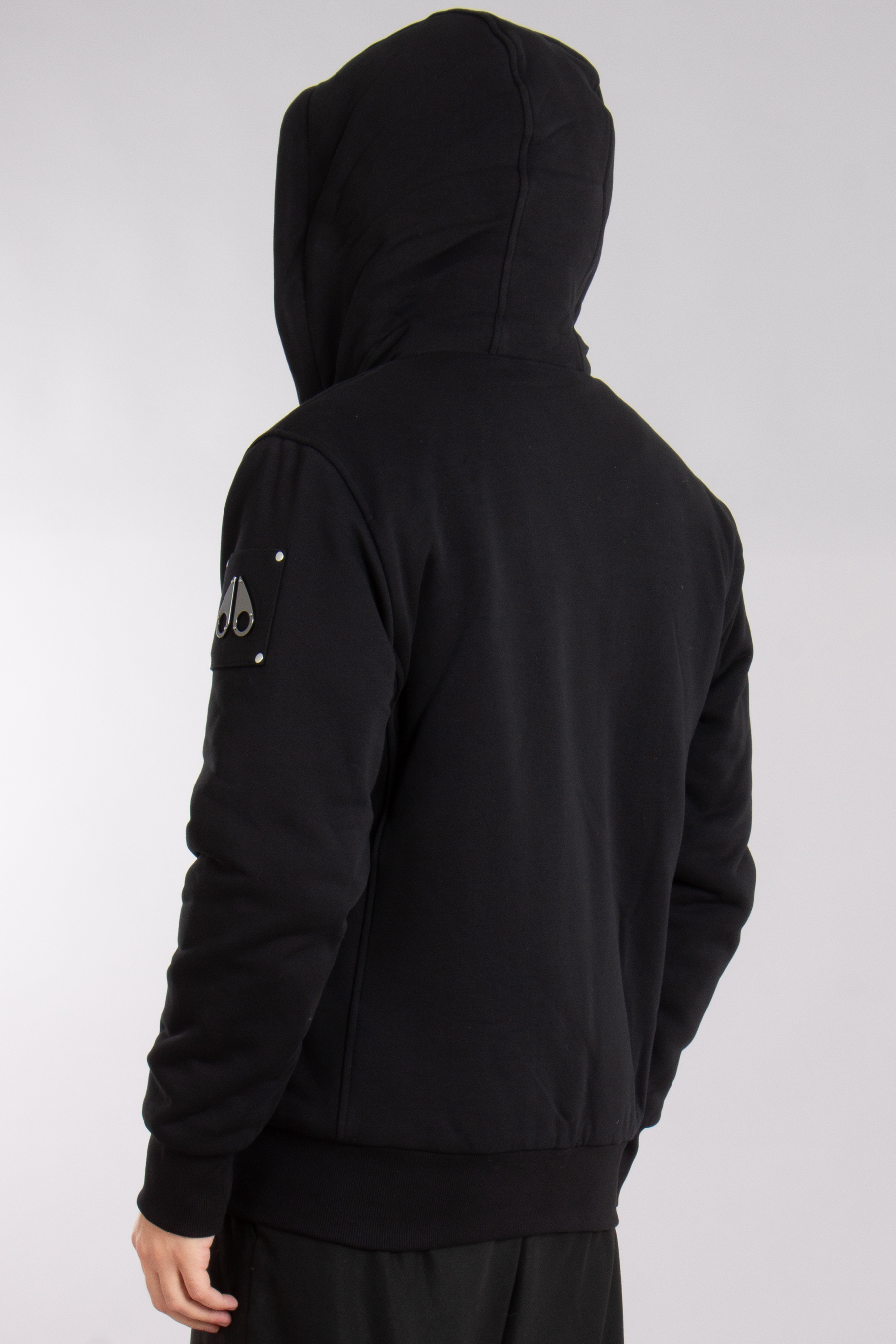 MOOSE KNUCKLES Regular Fit Padded Faux Fur Lined Cotton Blend Fleece Zip-Up Hoodie Classic Bunny MOOSE KNUCKLES Regular Fit Padded Faux Fur Lined Cotton Blend Fleece Zip-Up Hoodie Classic Bunny