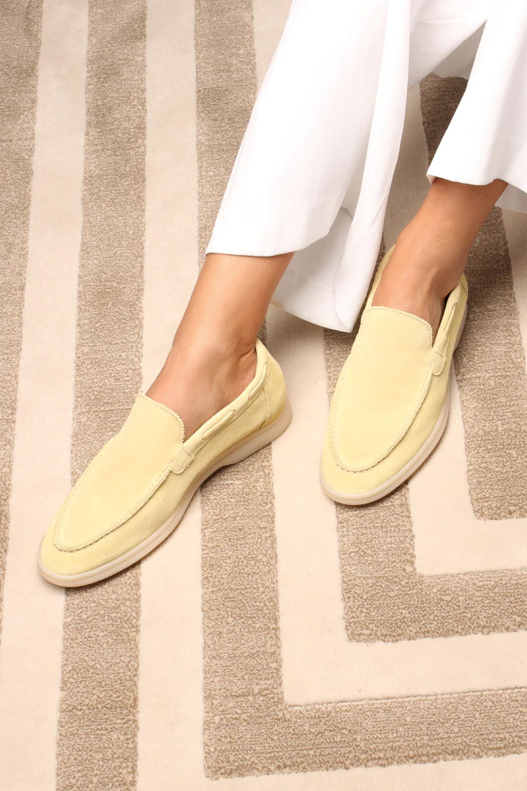 AURÉLIEN Softey® Suede Lady Yacht Loafers AURÉLIEN Softey® Suede Lady Yacht Loafers