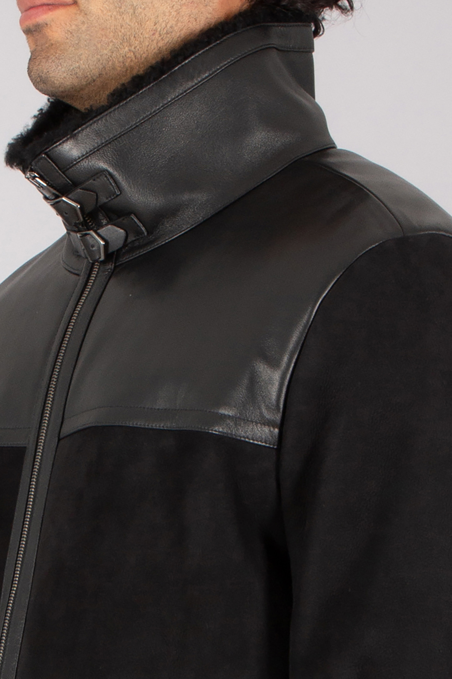 CANALI Regular Fit Shearling Jacket Bekleidung, Mantel, Jacke