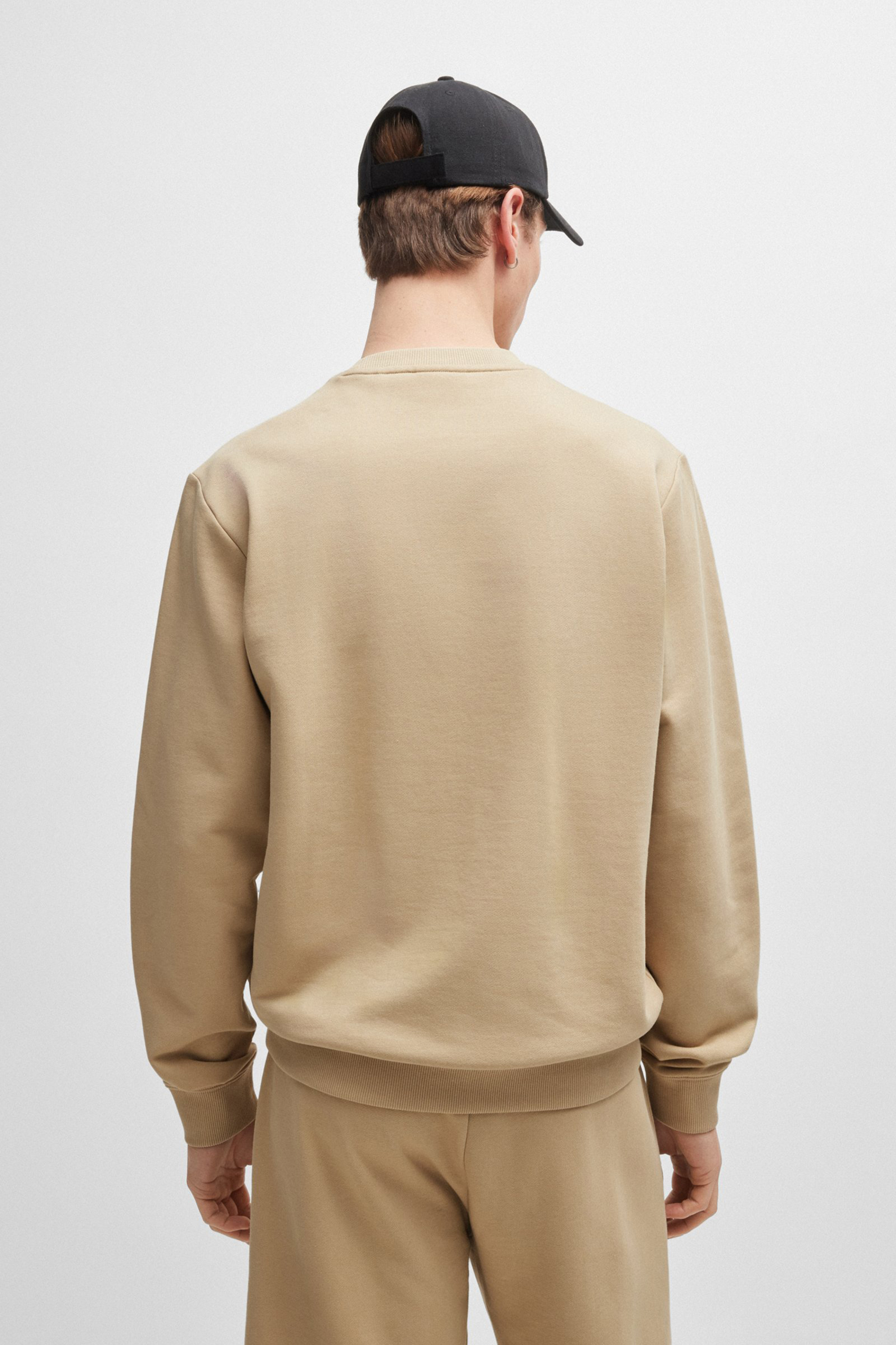 HUGO Regenerative Cotton Terry Sweatshirt Diragol HUGO Regenerative Cotton Terry Sweatshirt Diragol