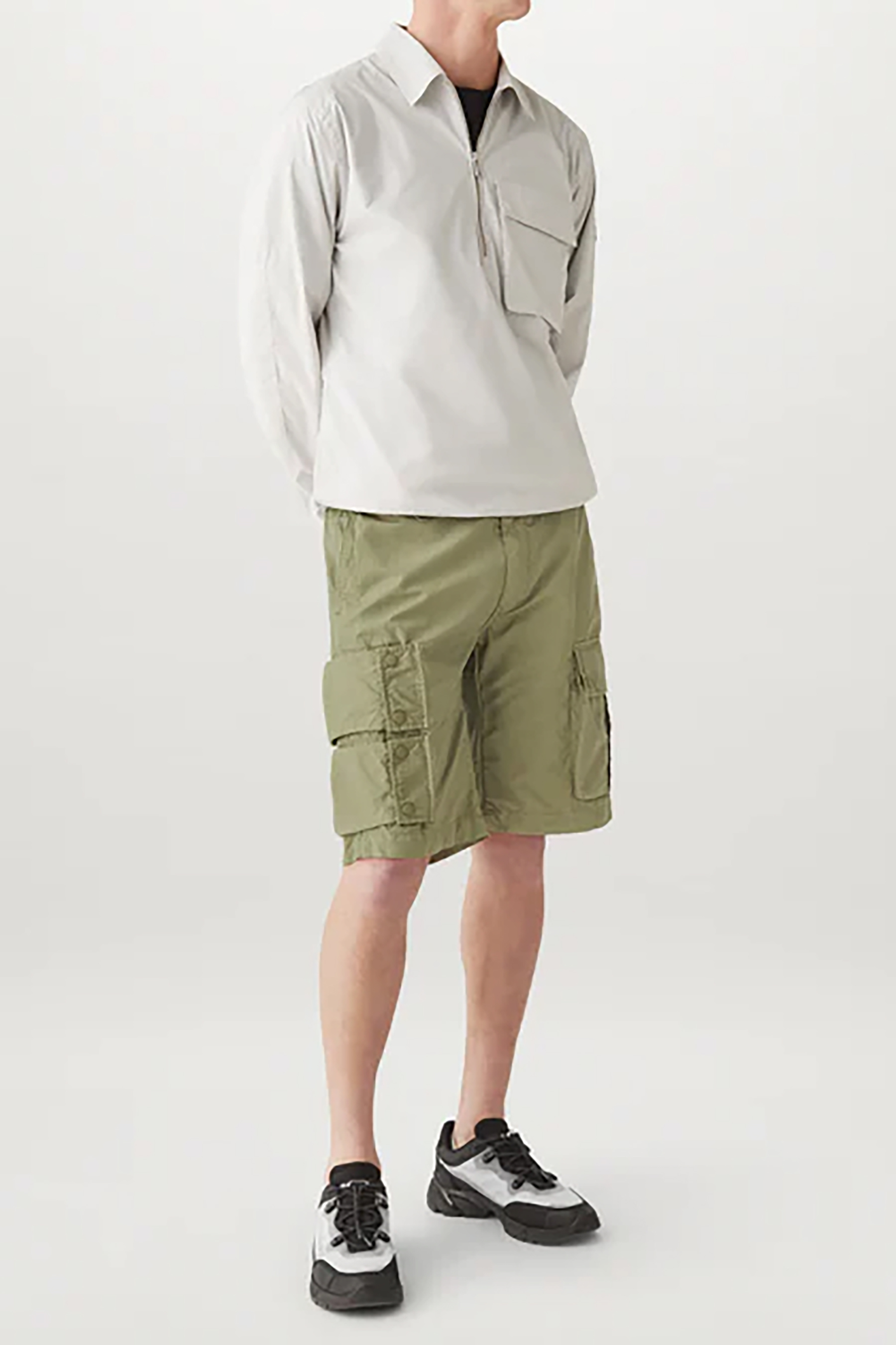 BELSTAFF Cotton Blend Cargo Shorts Harker BELSTAFF Cotton Blend Cargo Shorts Harker