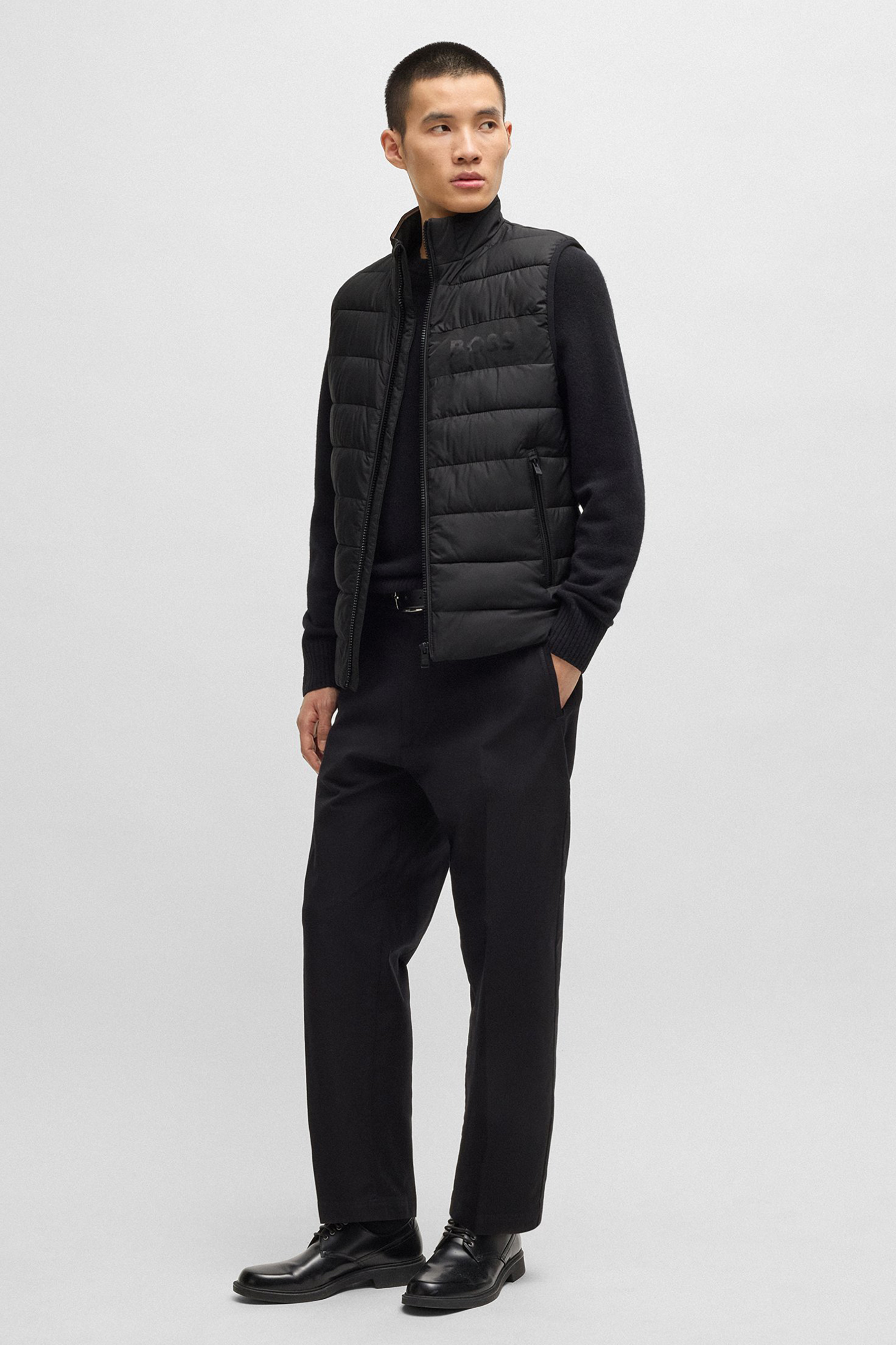 BOSS Regular Fit Recycled Polyester Gilet H-Cenito