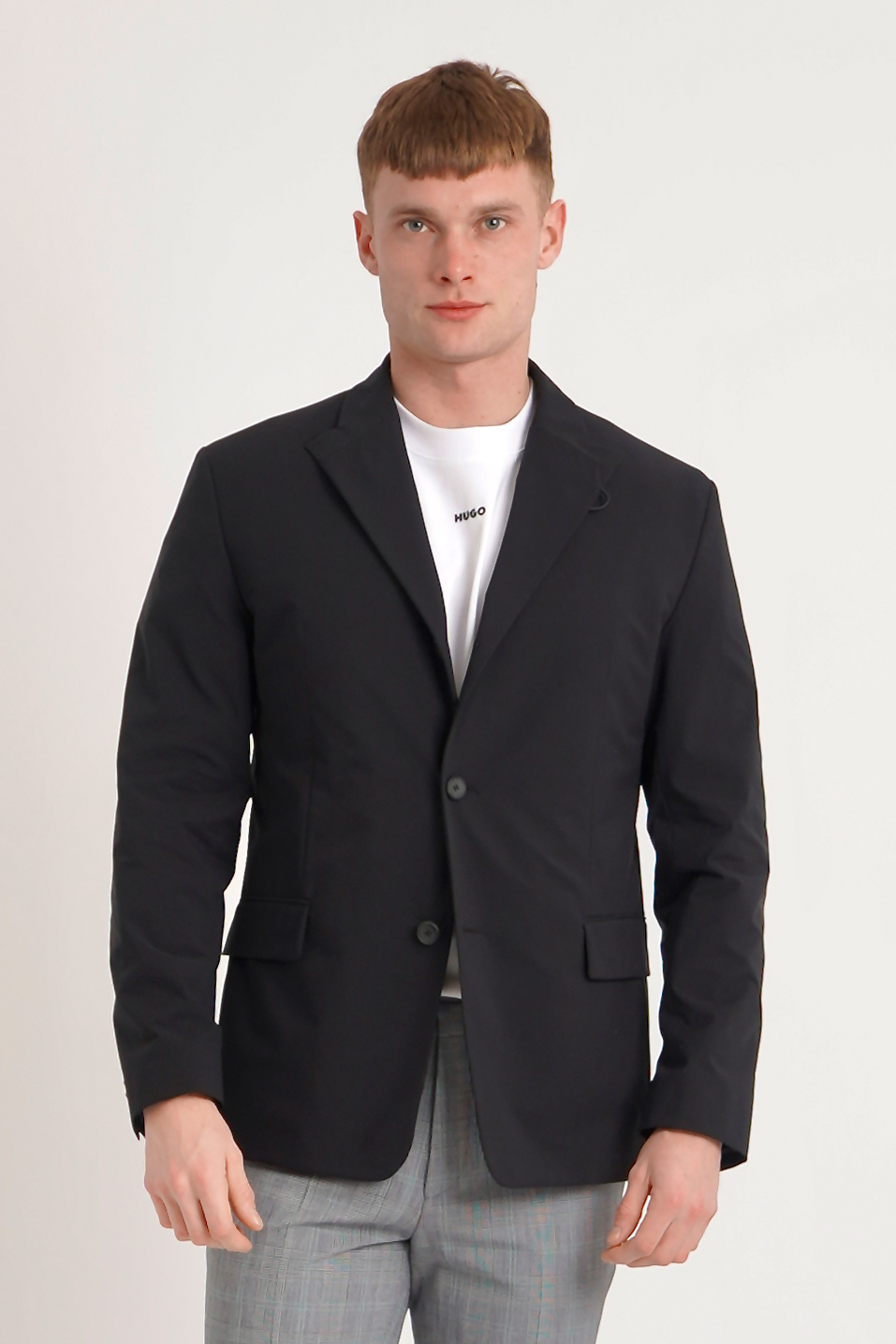 HUGO Slim Fit Stretch Fabric Jacket Hu HUGO Slim Fit Stretch Fabric Jacket Hu