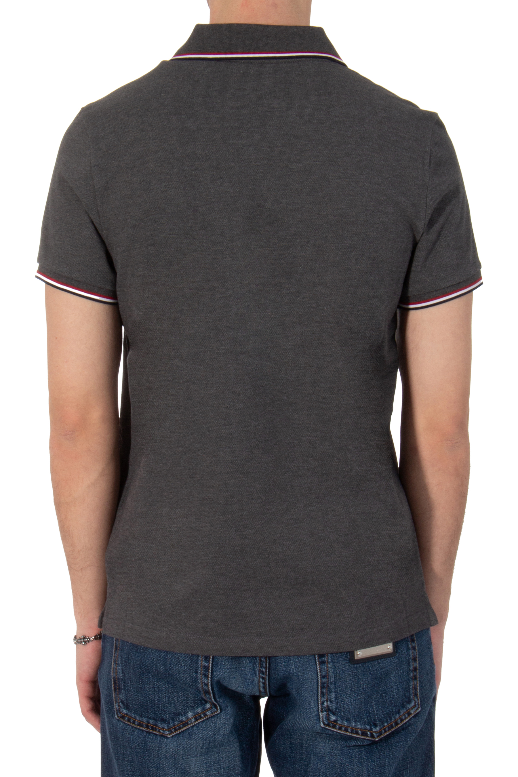 MONCLER Cotton Piqué Polo Shirt