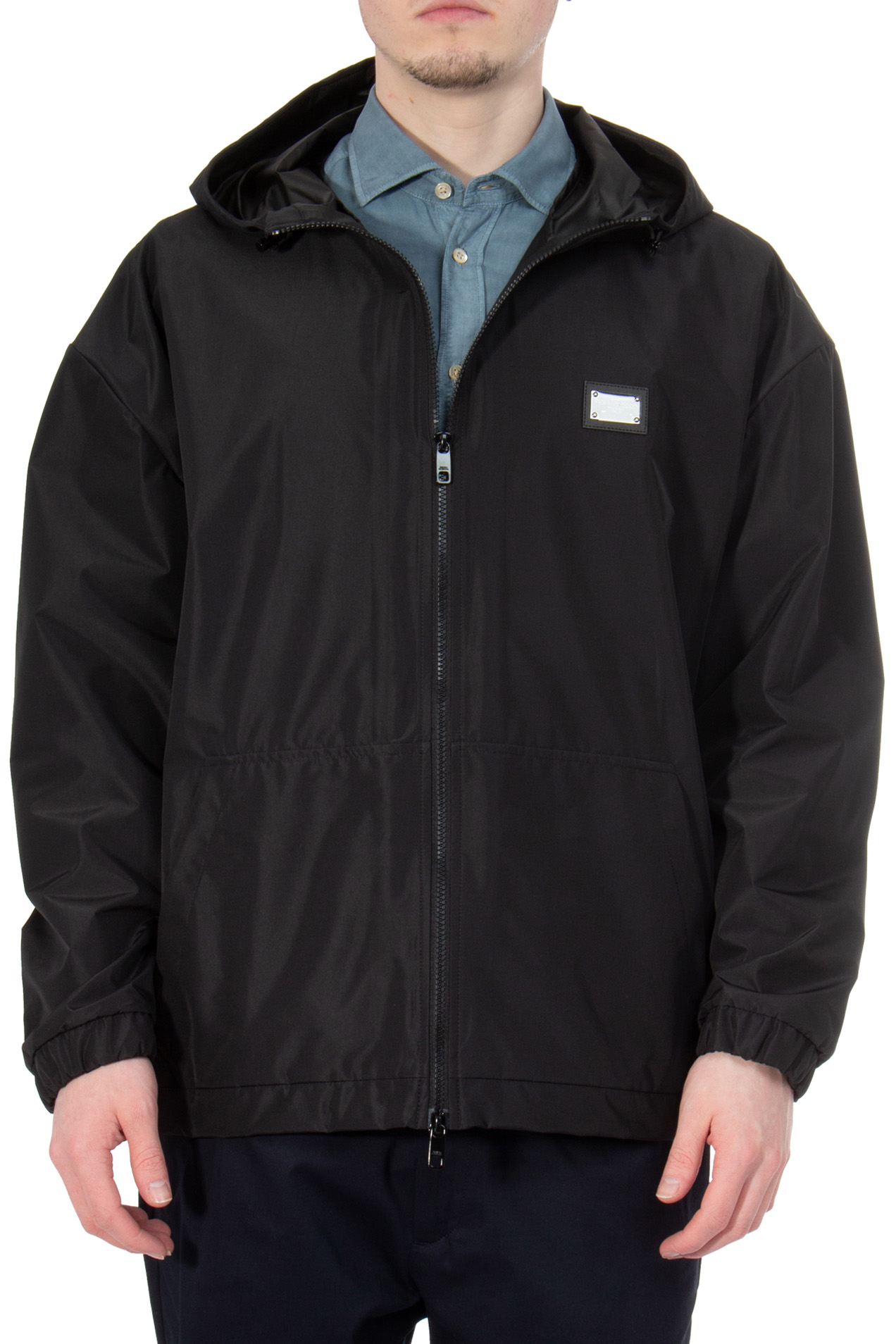 DOLCE & GABBANA Hooded Lightweight Jacket DOLCE & GABBANA Hooded Lightweight Jacket