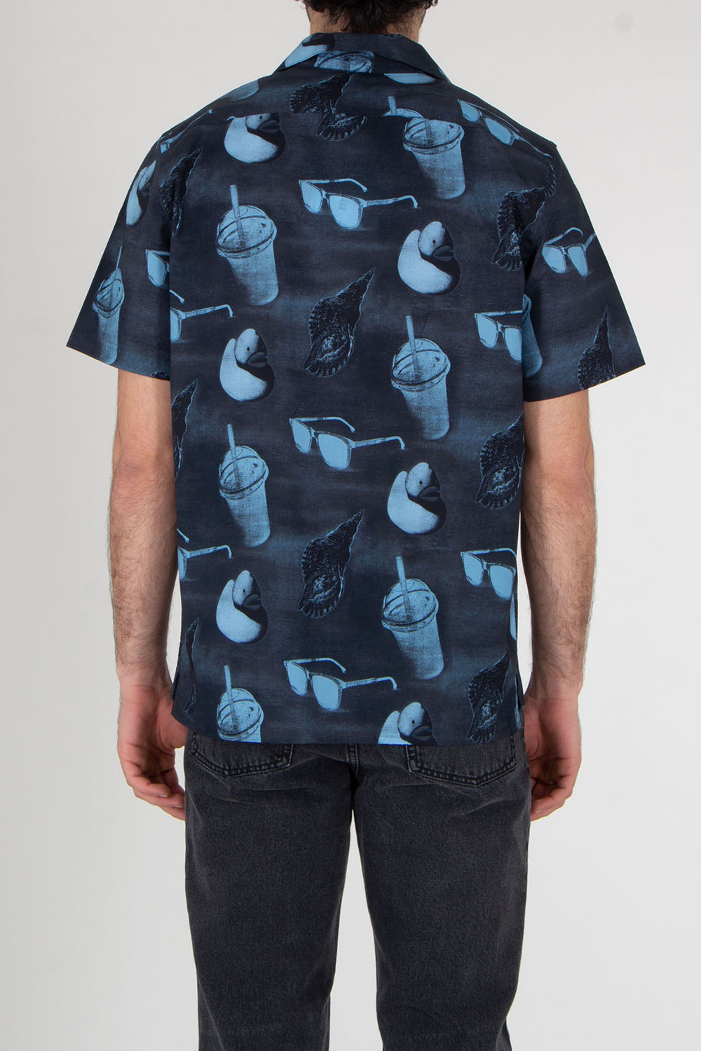 PAUL SMITH Relaxed Fit Organic Cotton Short Sleeve Shirt  