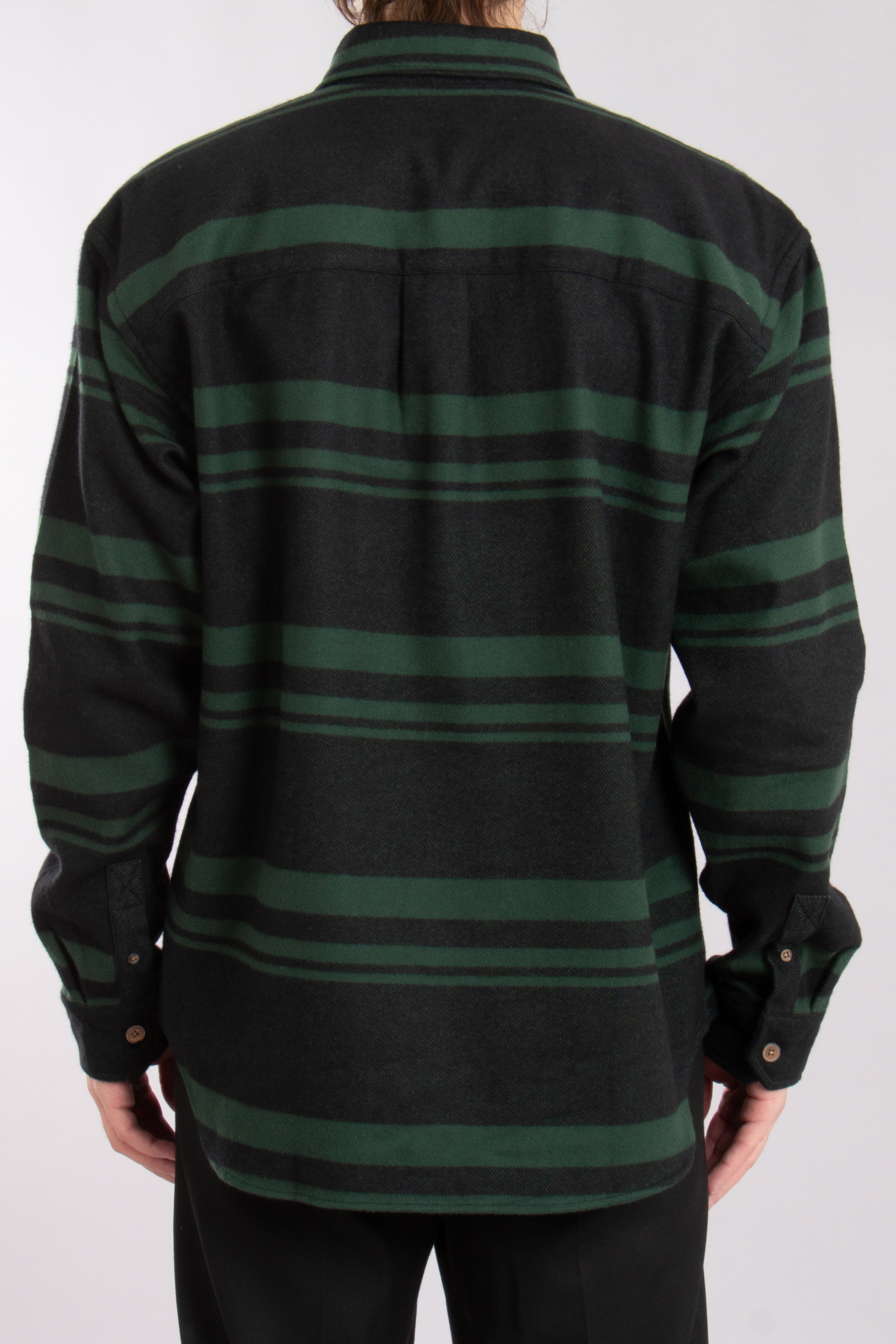 PAUL SMITH Relaxed Fit Striped Cotton Flannel Shirt PAUL SMITH Relaxed Fit Striped Cotton Flannel Shirt