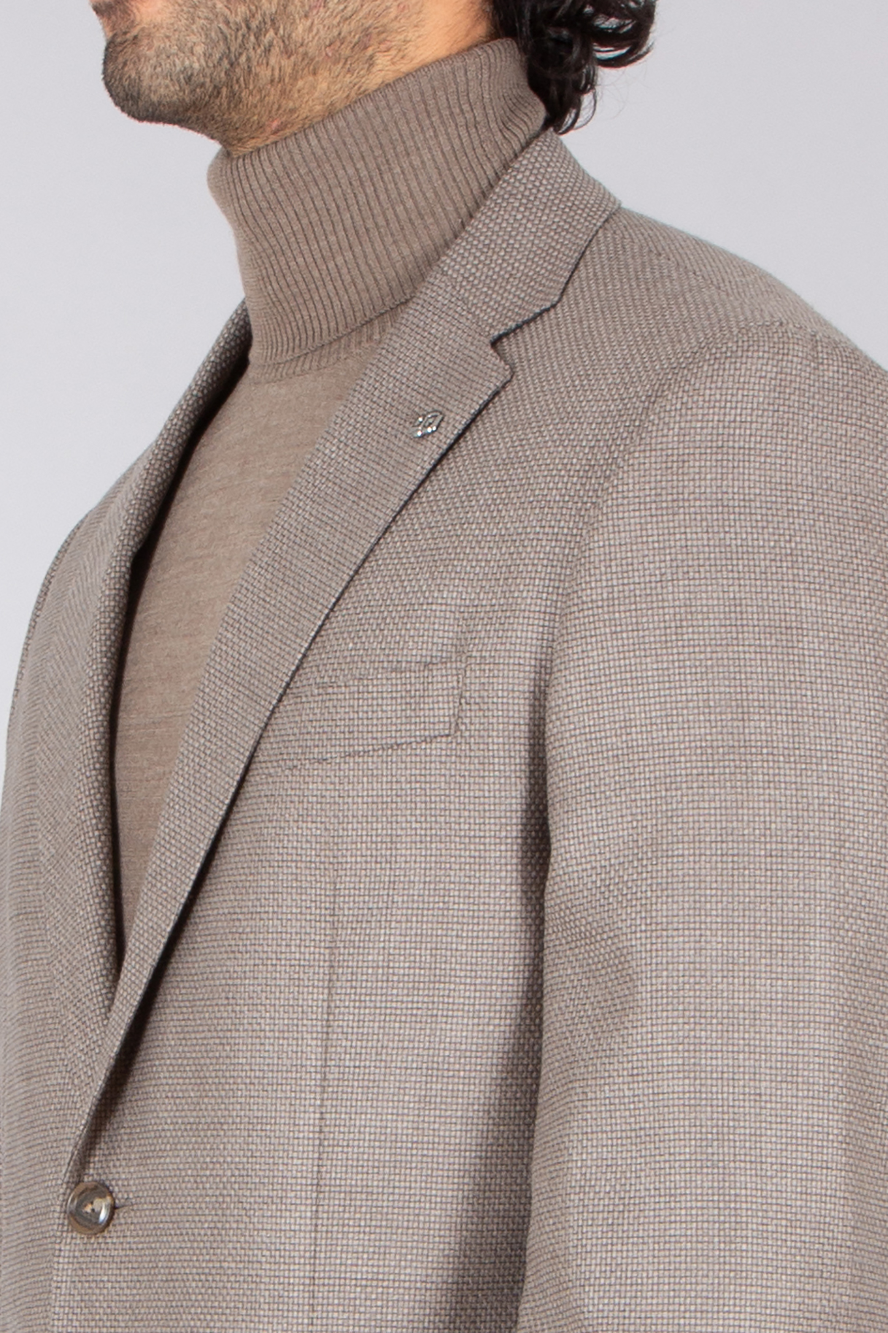 BOSS Regular Fit Patterned Extra Fine Virgin Wool Jacket H-Janson Mantel, Jacke, Blazer, Formelle Kleidung, Anzug