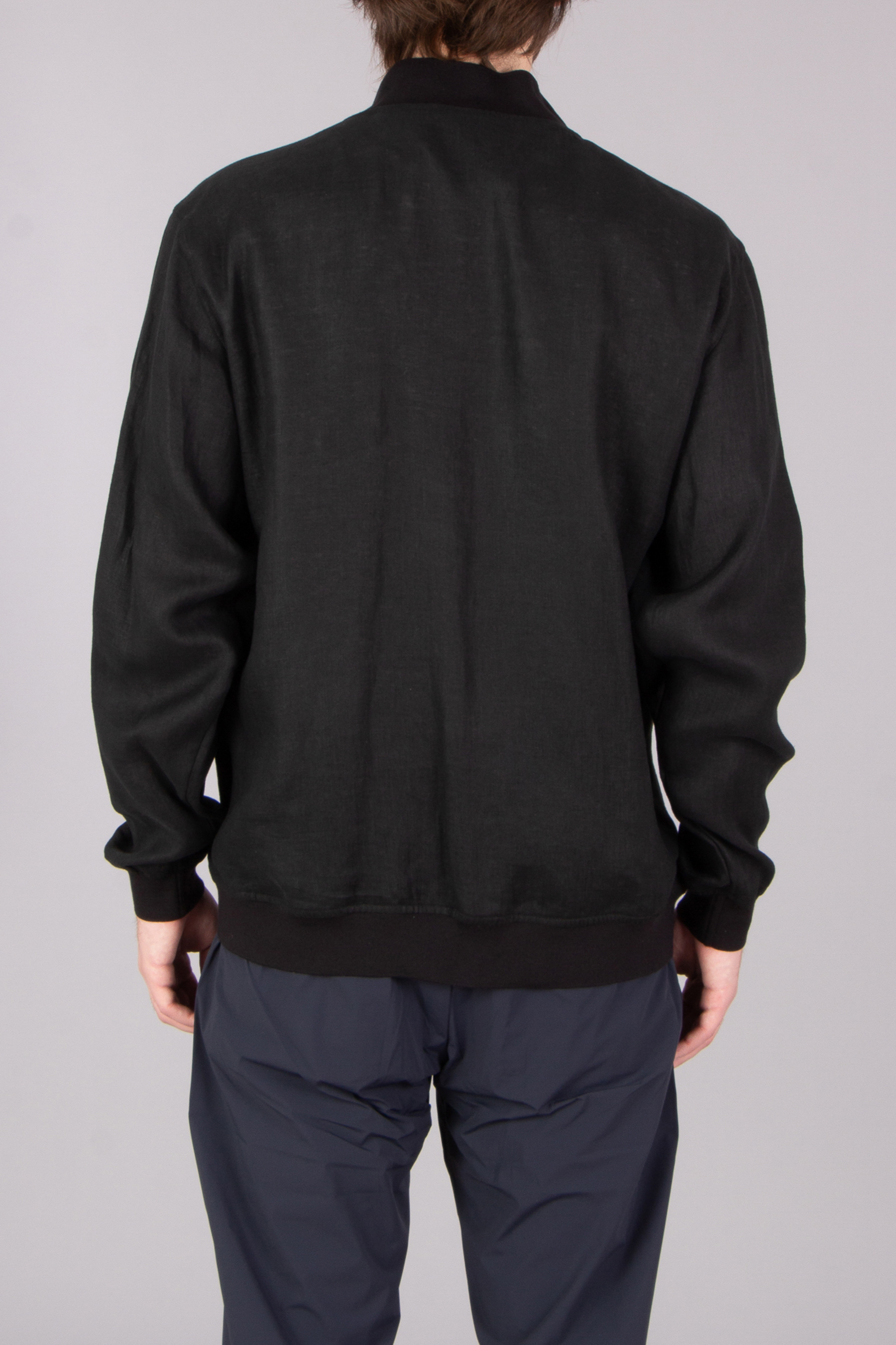 KITON Regular Fit Linen Bomber Jacket KITON Regular Fit Linen Bomber Jacket