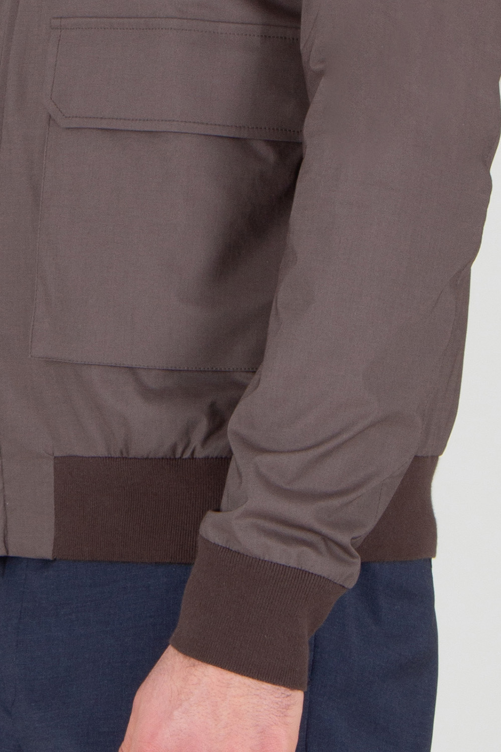 HERNO Slim fit Lightweight Cotton Stretch Jacket 