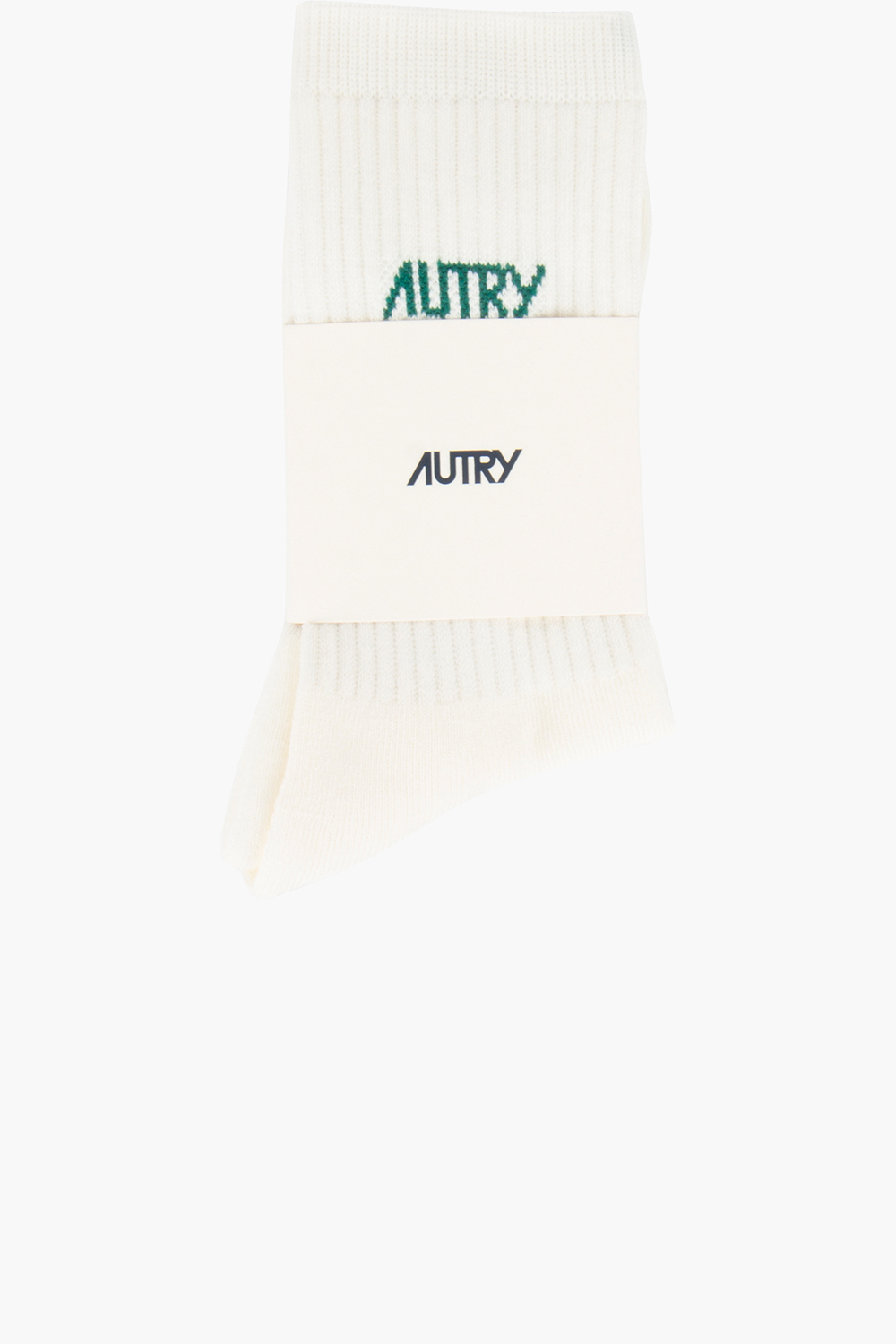 AUTRY Jacquard Logo Cotton Blend Stretch Socks
