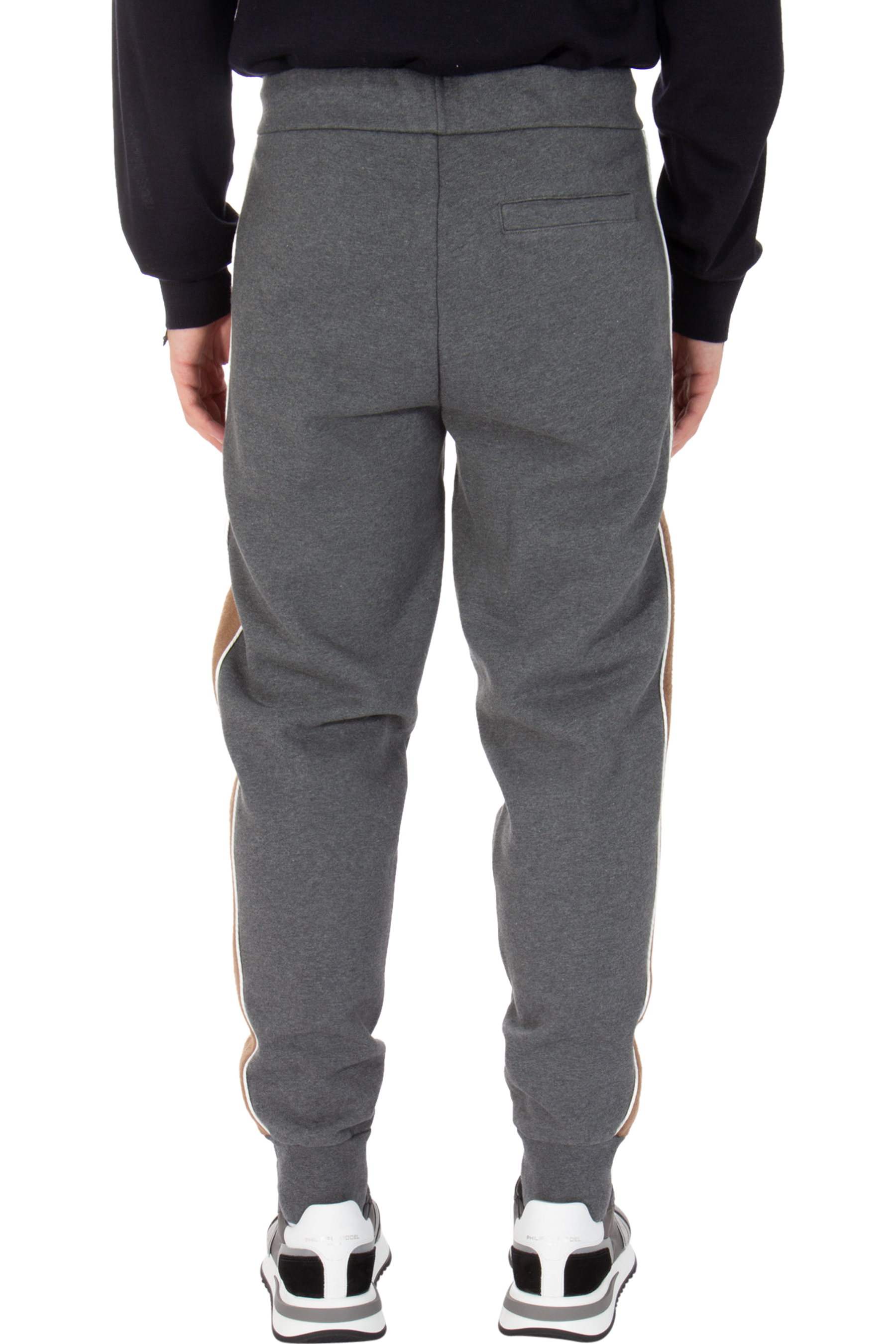 MONCLER Colourblock Cotton Blend Sweatpants