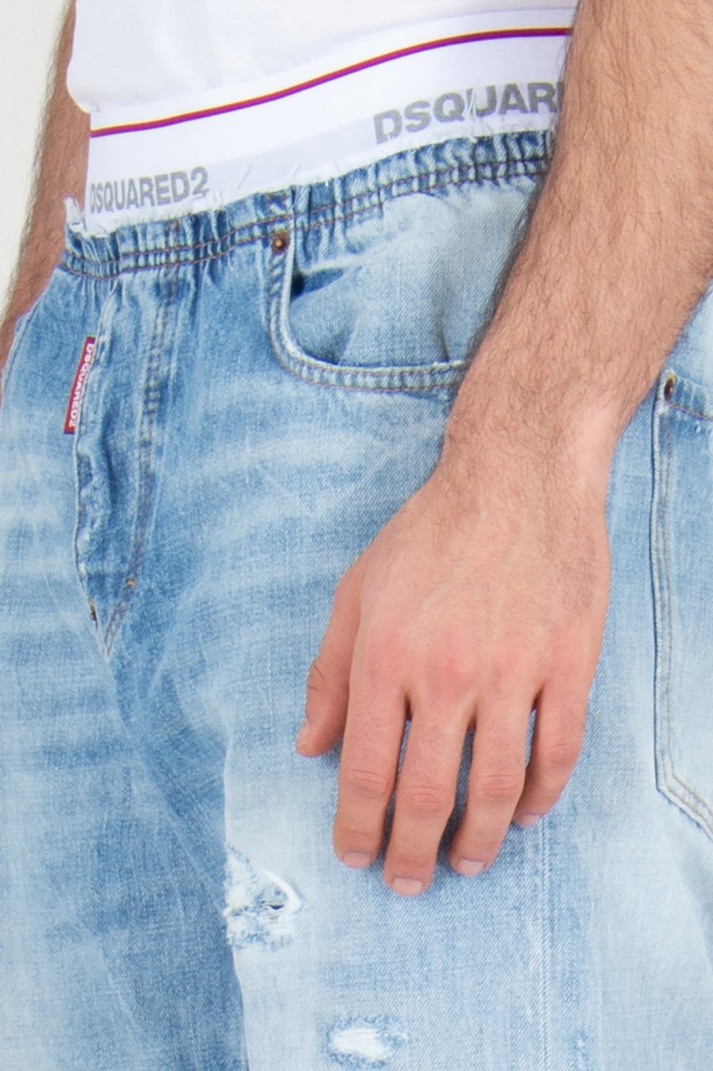 DSQUARED2 Relaxed Fit Distressed Jeans