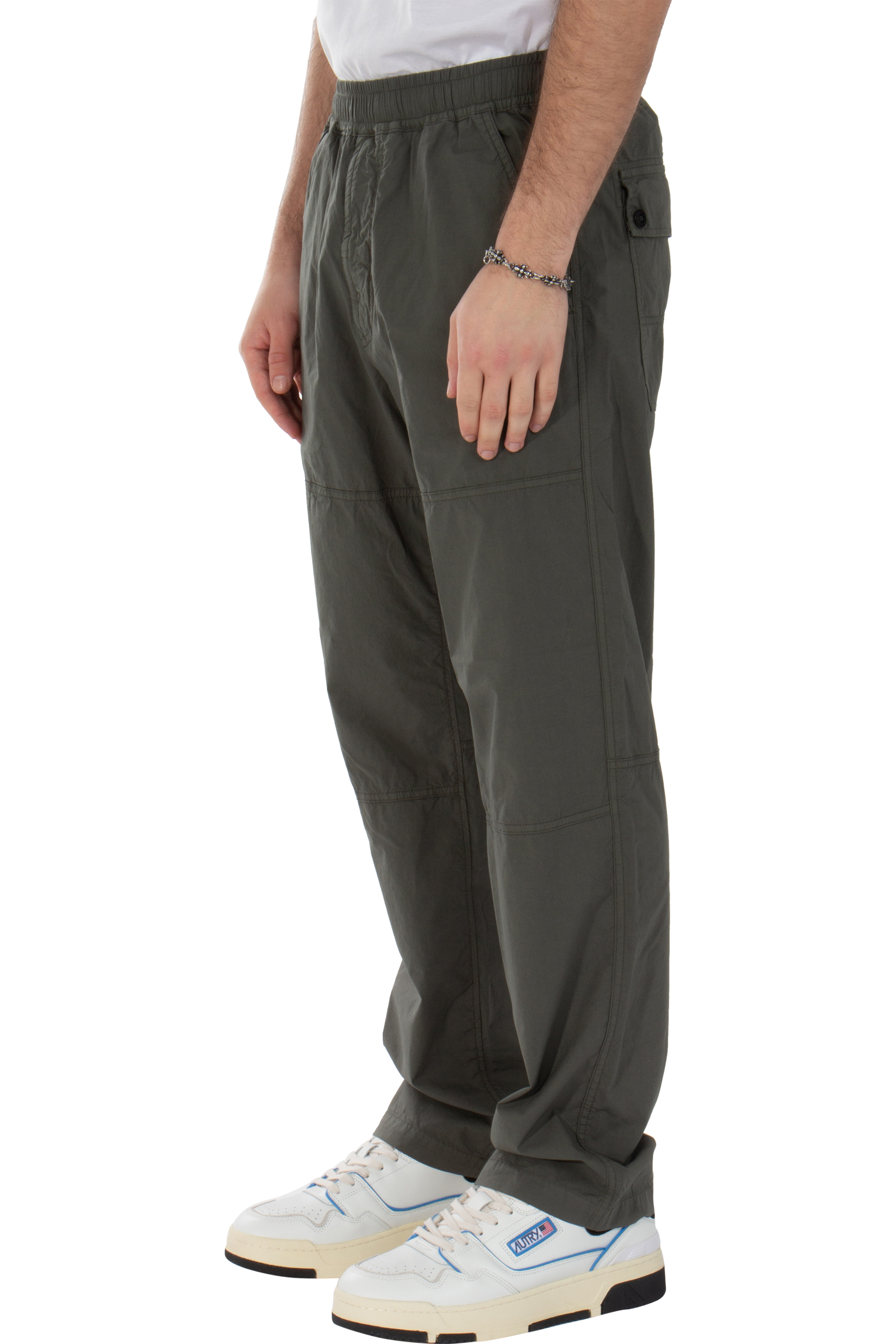 STONE ISLAND Regular Cotton Stretch Pants STONE ISLAND Regular Cotton Stretch Pants