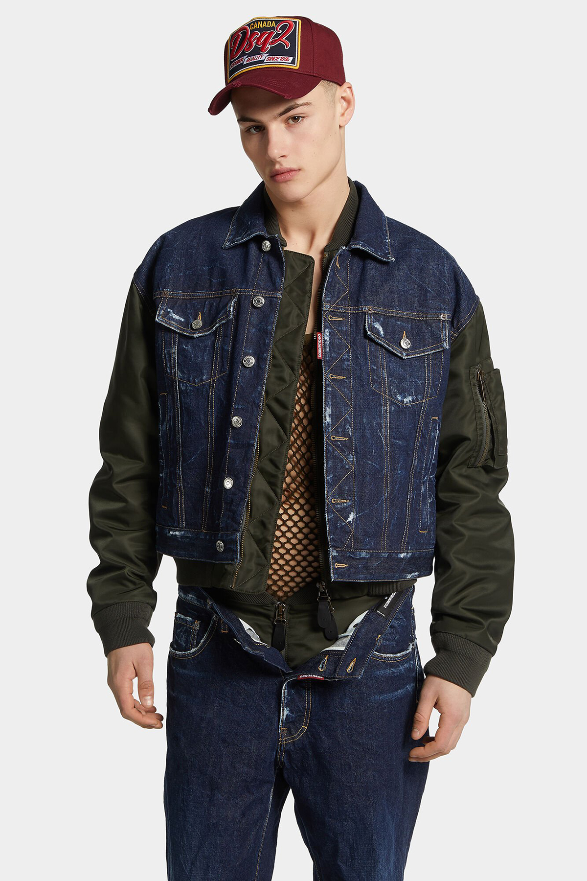 Weste, Mantel, Jacke, Hosen, Person