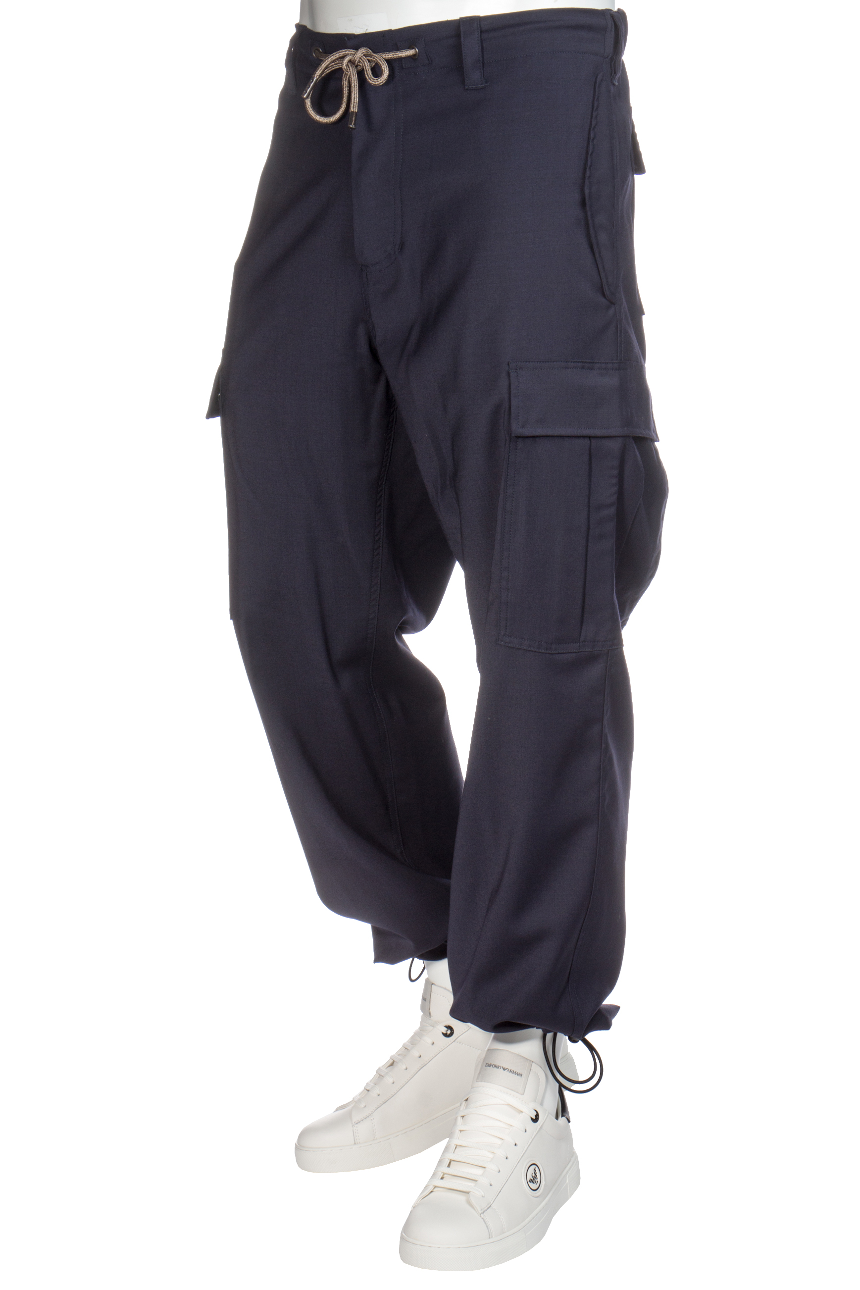 ASPESI Wool Blend Cargo Pants