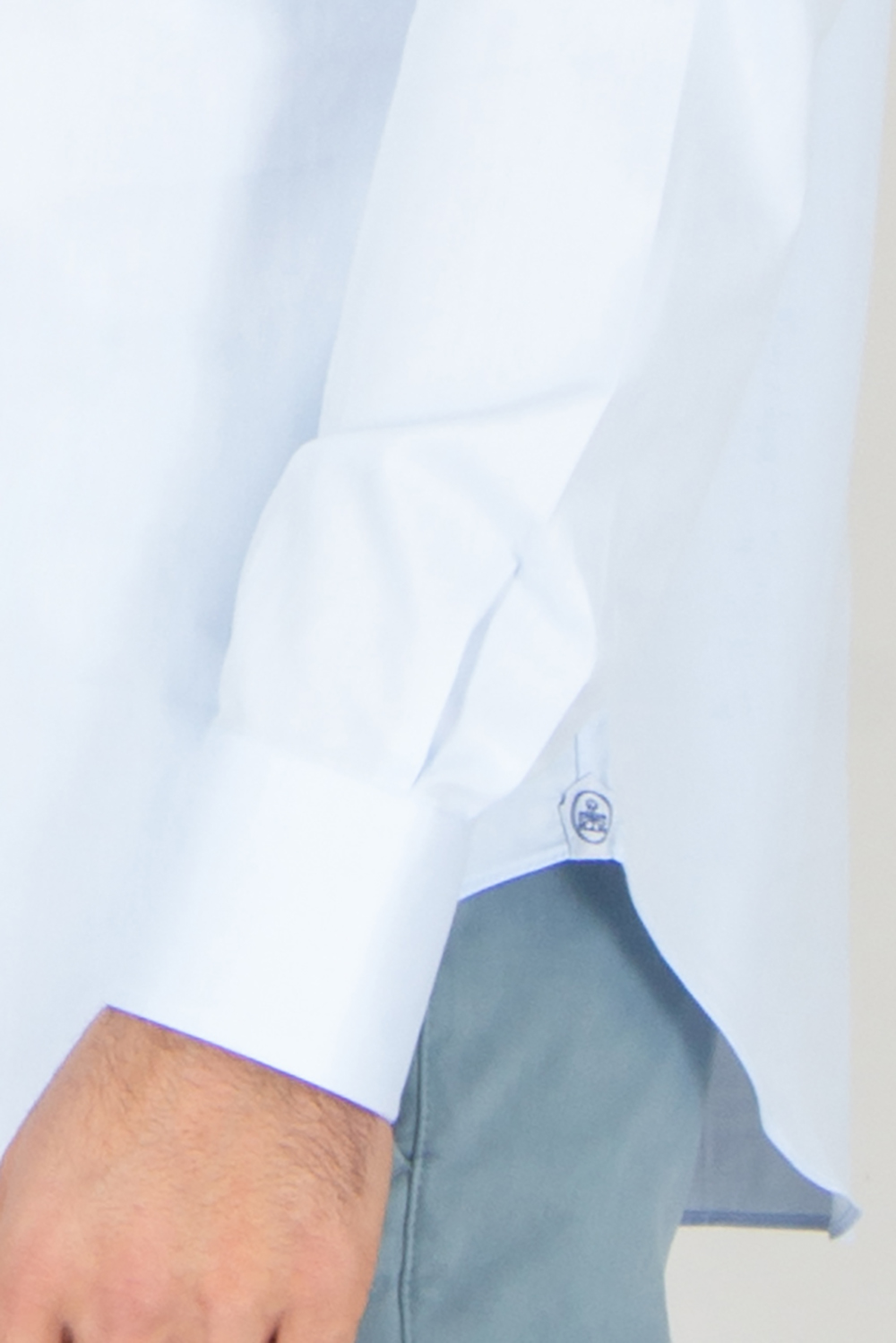 Mantel, Laborkittel, Langarm, Hemd, Person