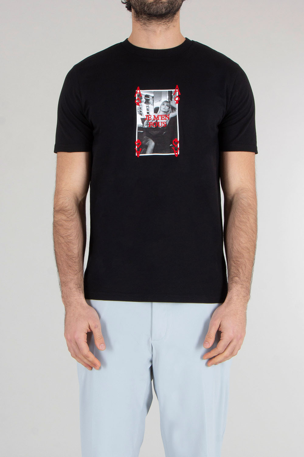 ELITÈ Regular Fit Picca Graphic Print & Embroidery Cotton Jersey T-Shirt