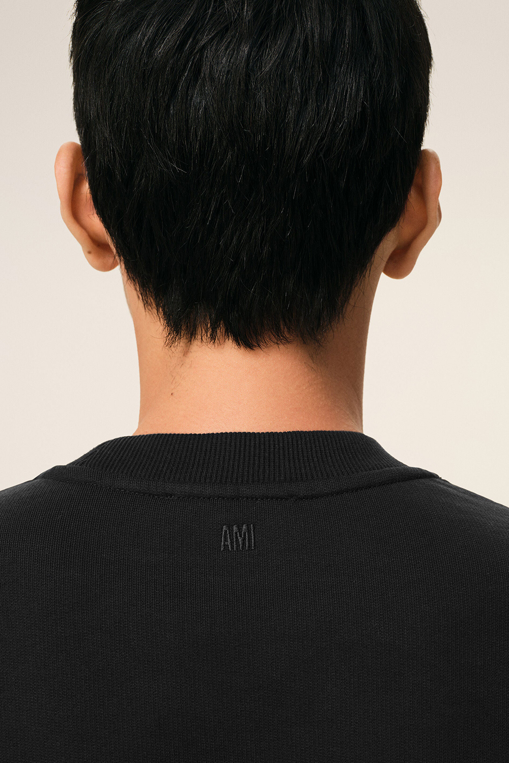 AMI PARIS Classic Fit Ami De Coeur Cotton Fleece Sweatshirt