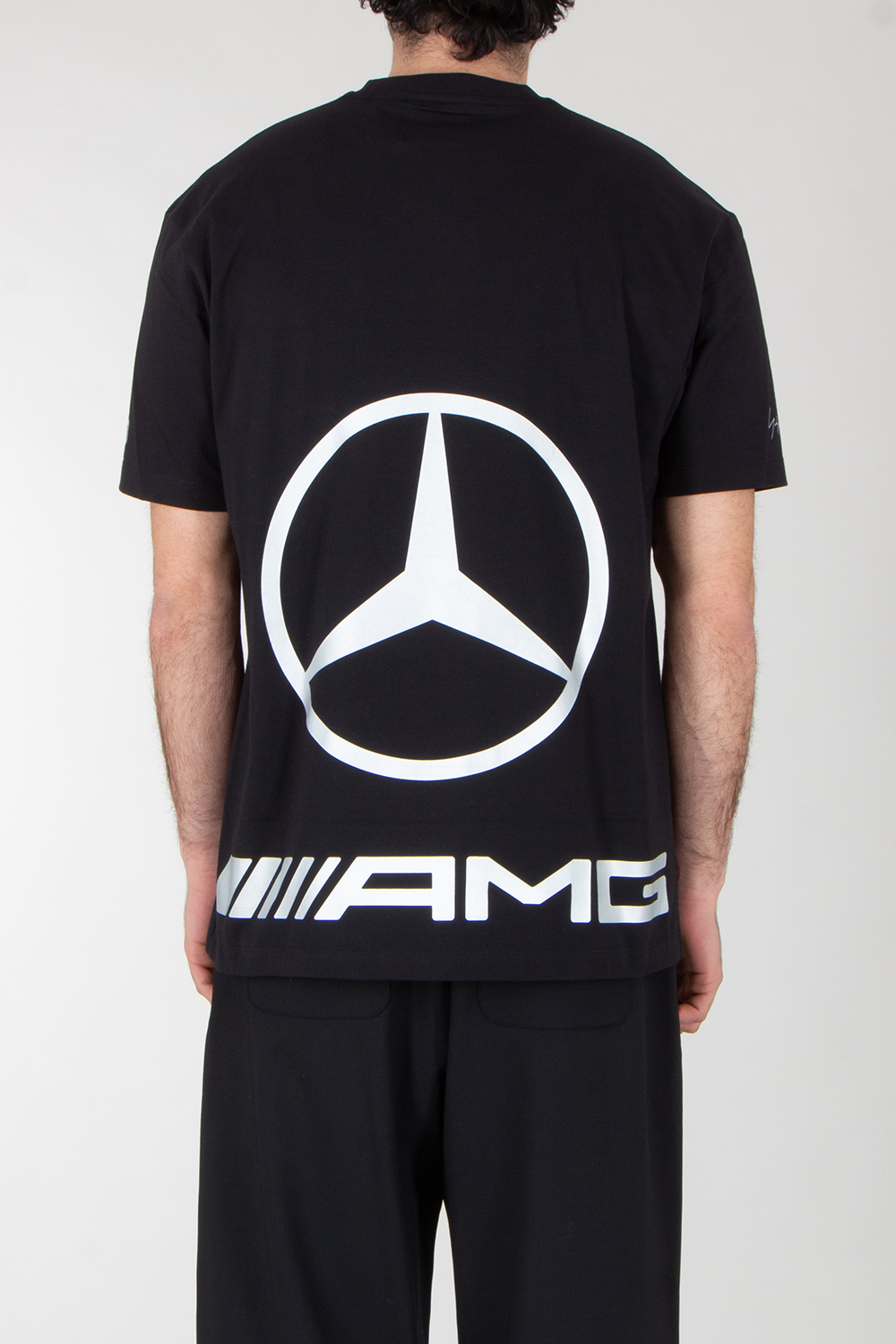 Y-3 x MERCEDES AMG PETRONAS Regular Fit Graphic Print Cotton T-Shirt