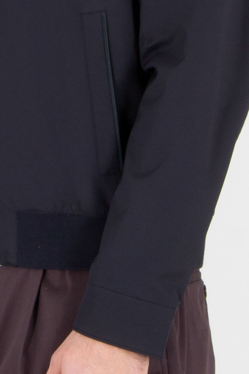 AGNONA Regular Fit Nylon Tech Twill Jacket