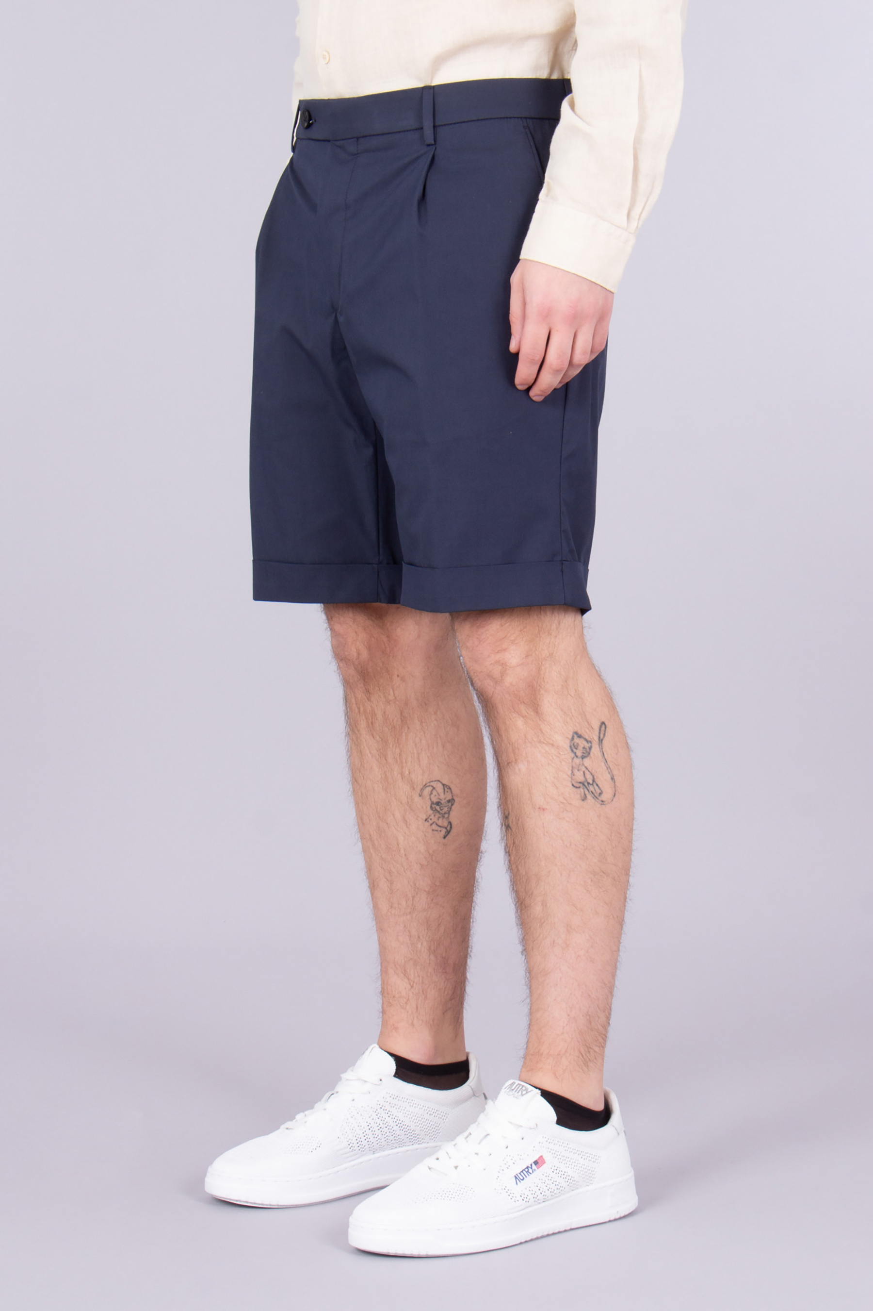 GTA Regular Fit Cotton-Nylon Stretch Shorts Federico Short