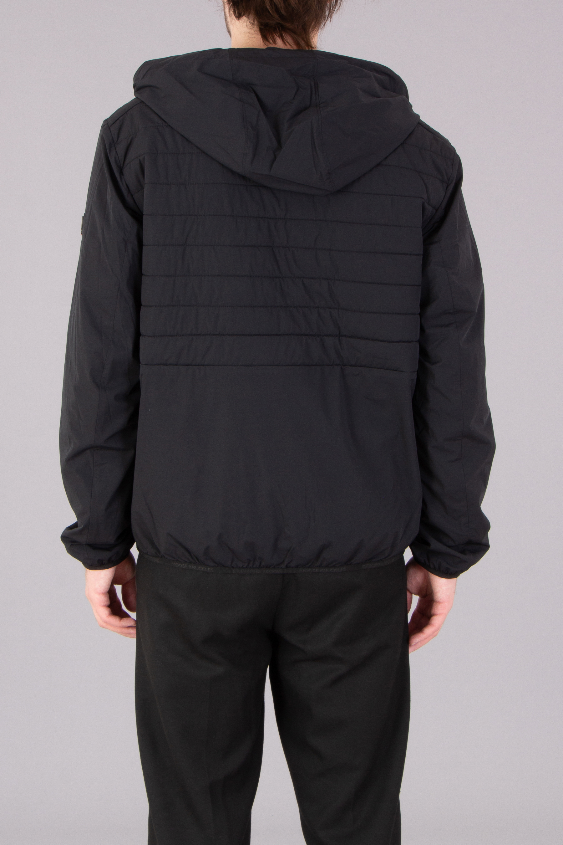 MOOSE KNUCKLES Reversible Stretch Nylon & Jersey Dominion Packable Jacket MOOSE KNUCKLES Reversible Stretch Nylon & Jersey Dominion Packable Jacket