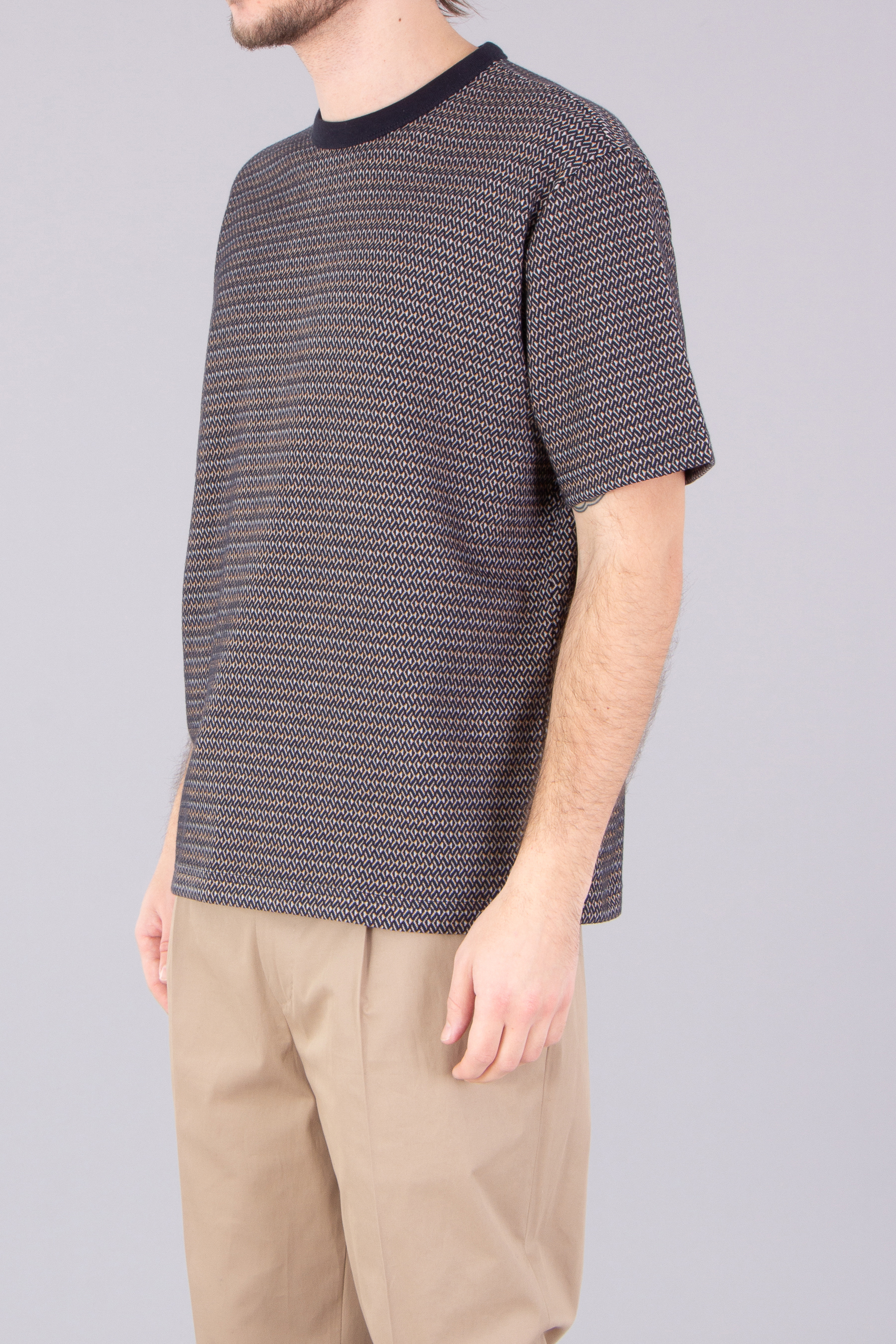 PAUL SMITH Casual Fit Patterned Cotton Blend T-Shirt