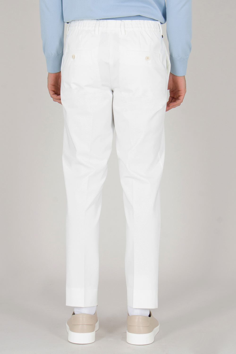 GTA Slim Fit Cotton Blend Strech Jersey Pants Davide