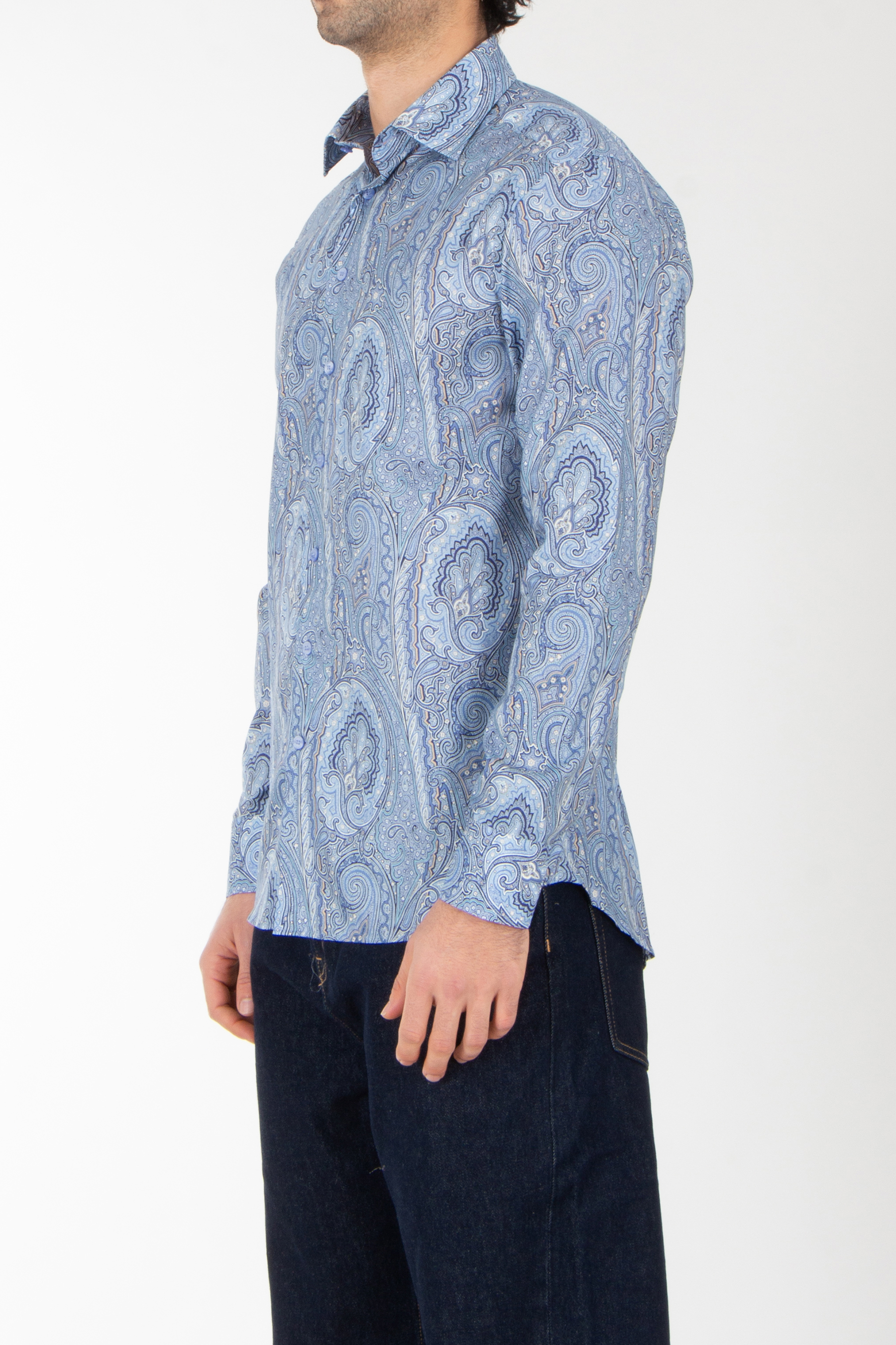 Muster, Jeanshose, Hemd, Paisley, Person