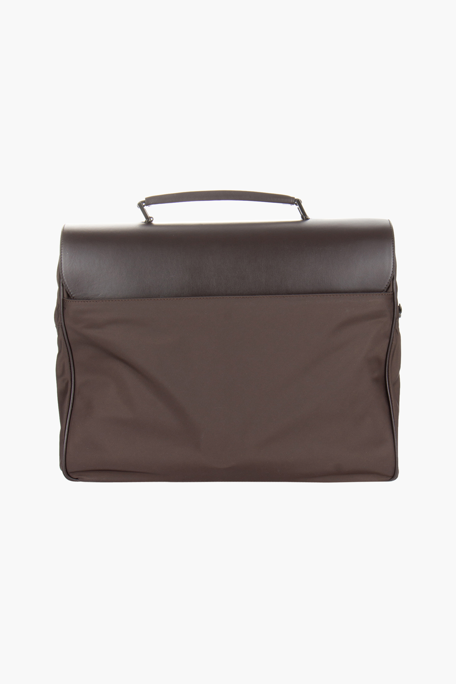 KITON Nylon Blend & Leather Business Bag Tasche, Aktentasche, Zubehör, Handtasche