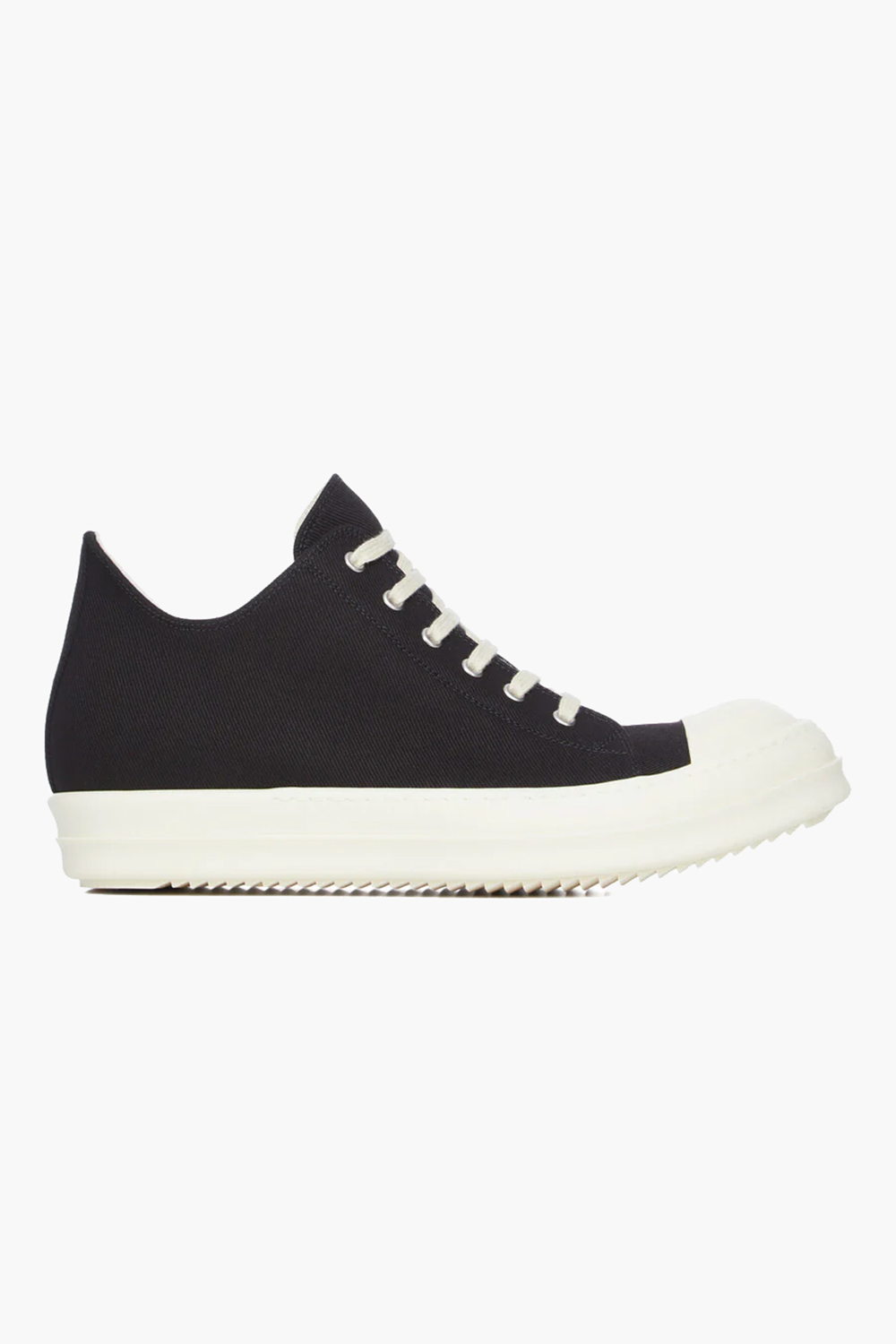 RICK OWENS DRKSHDW Overdyed Denim Low Sneakers