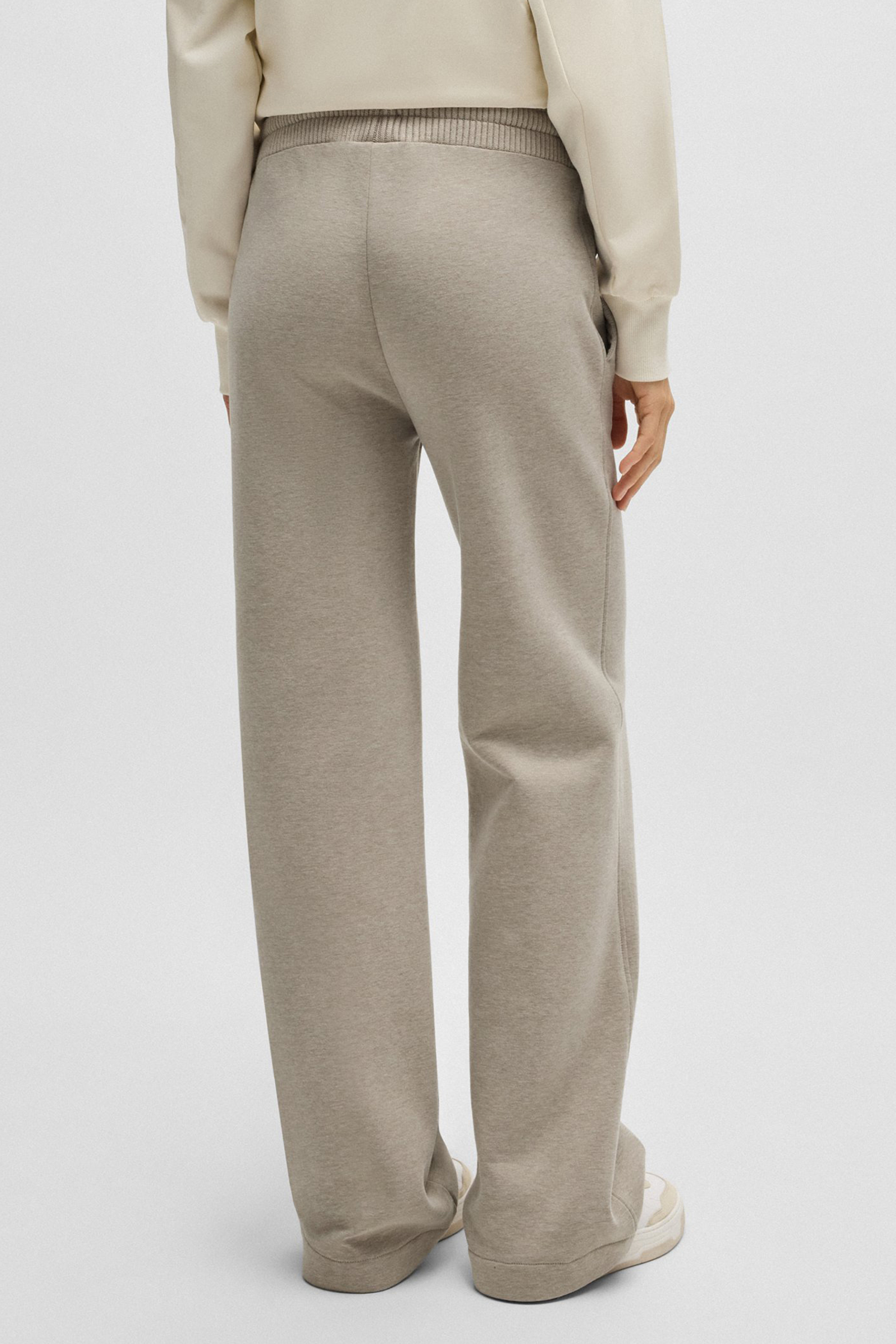 BOSS Relaxed Fit Cotton Blend Jersey Sweatpants Eburra BOSS Relaxed Fit Cotton Blend Jersey Sweatpants Eburra