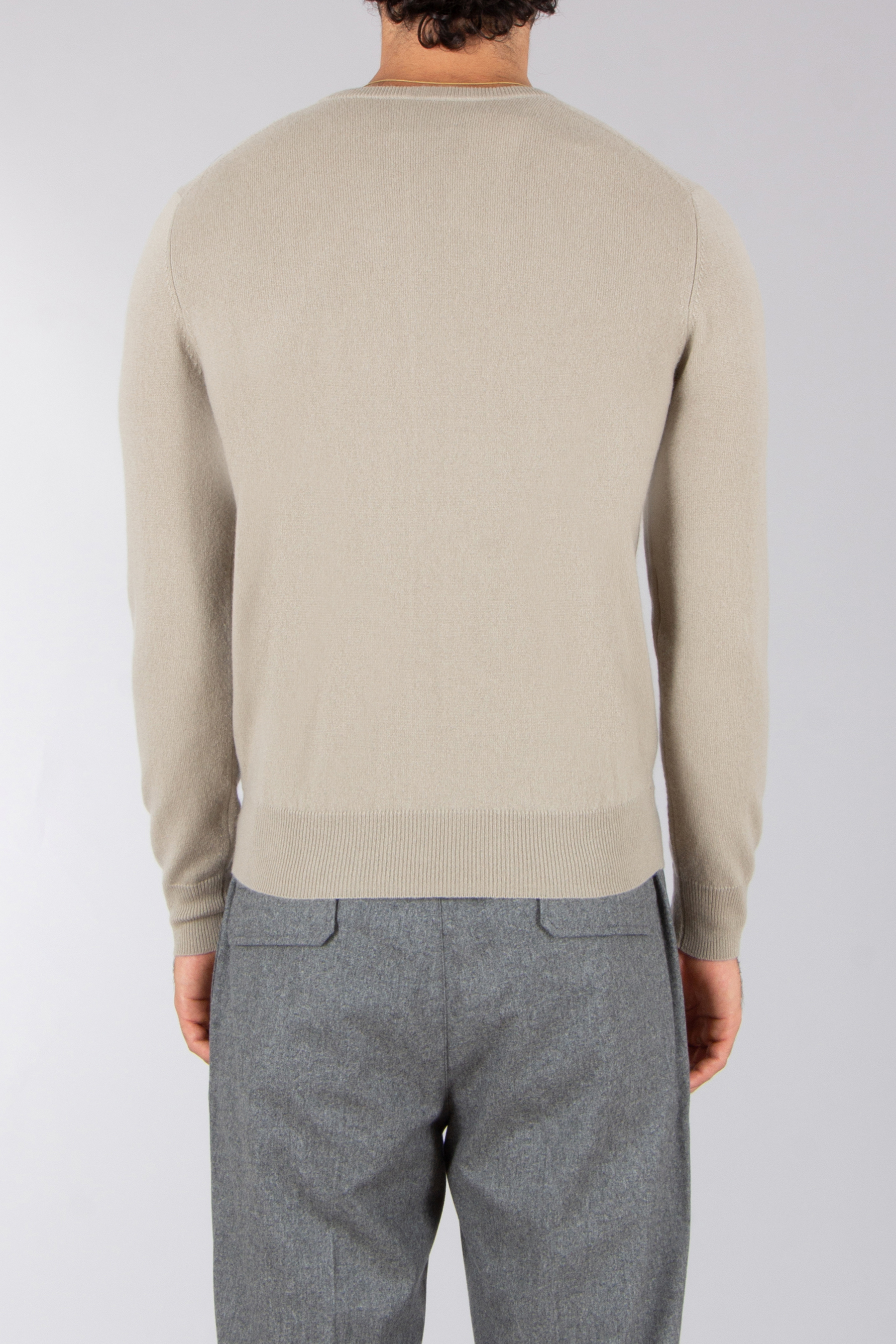 ALLUDE Regular Fit Cashmere Round Neck Sweater Bekleidung, Strickwaren, Pullover, Langarm, Ärmel