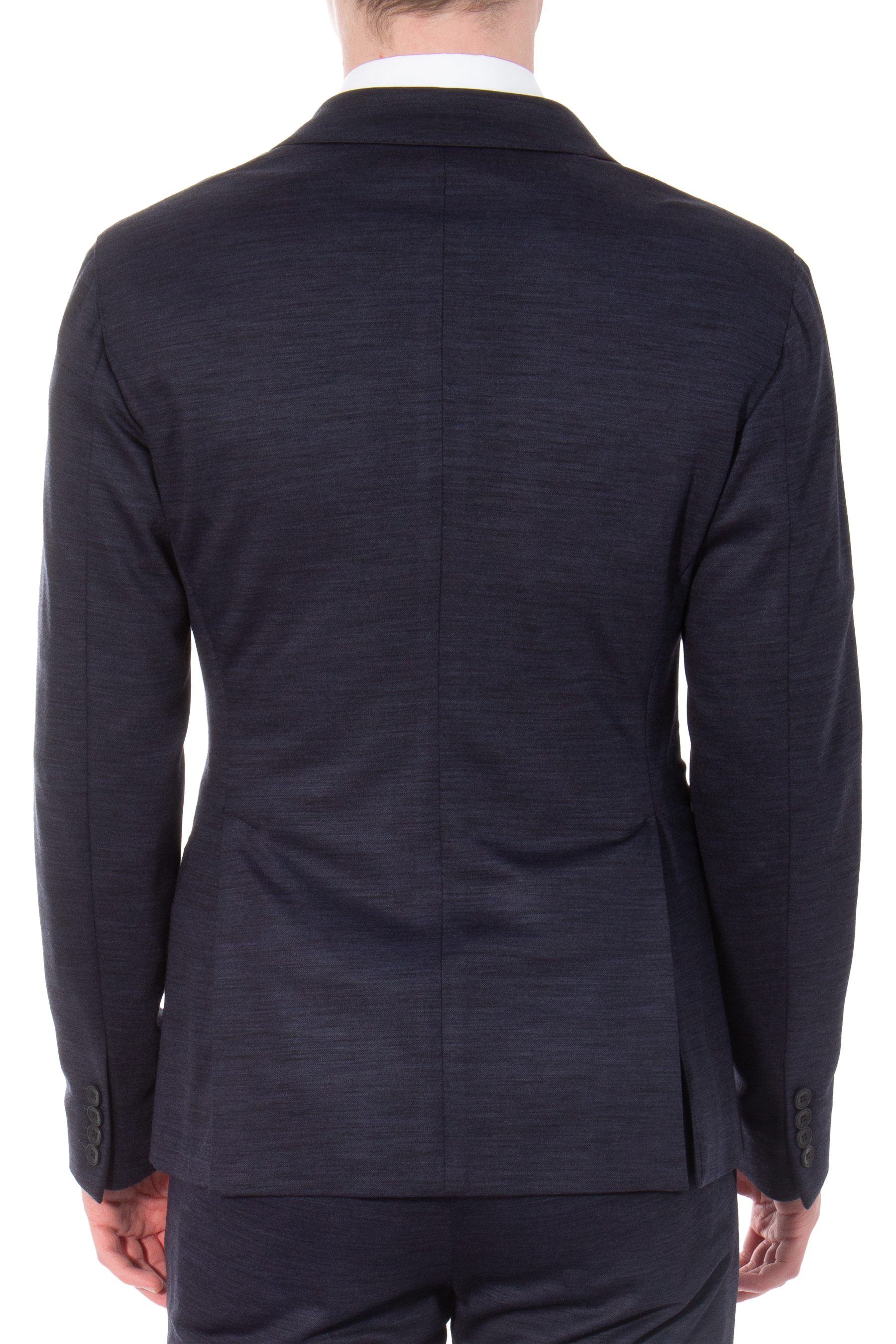 EMPORIO ARMANI Double-Breasted Lyocell & Virgin Wool Suit EMPORIO ARMANI Double-Breasted Lyocell & Virgin Wool Suit
