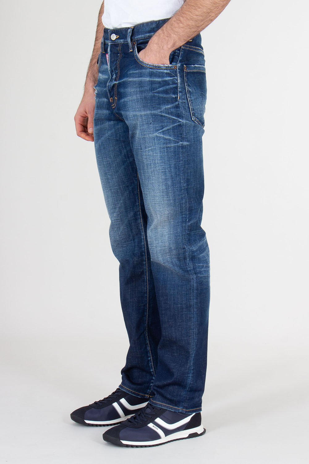 DSQUARED2 Slim Fit Cotton Stretch Jeans