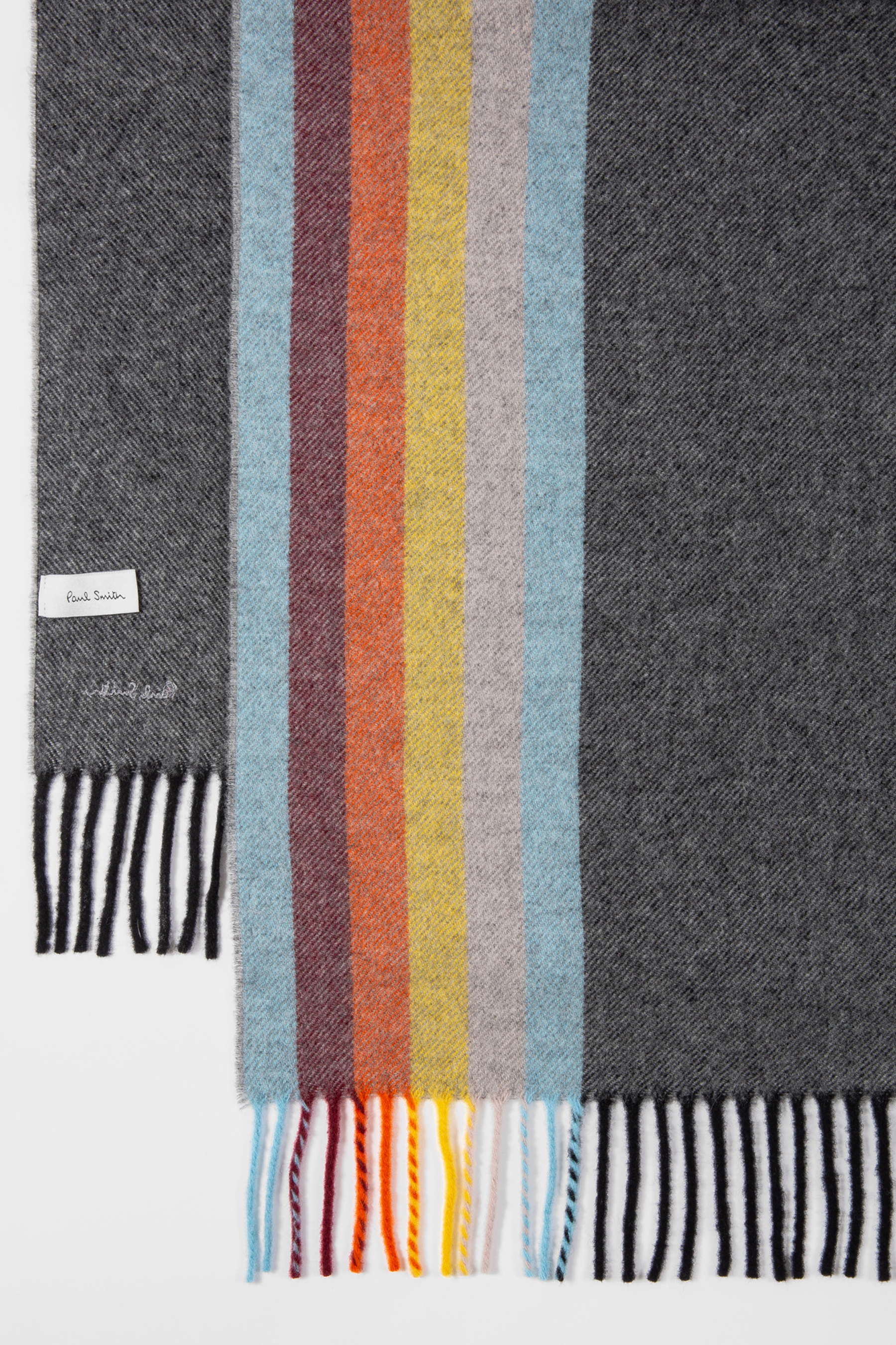 PAUL SMITH 'Artist Stripe' Wool-Cashmere Blanket PAUL SMITH 'Artist Stripe' Wool-Cashmere Blanket