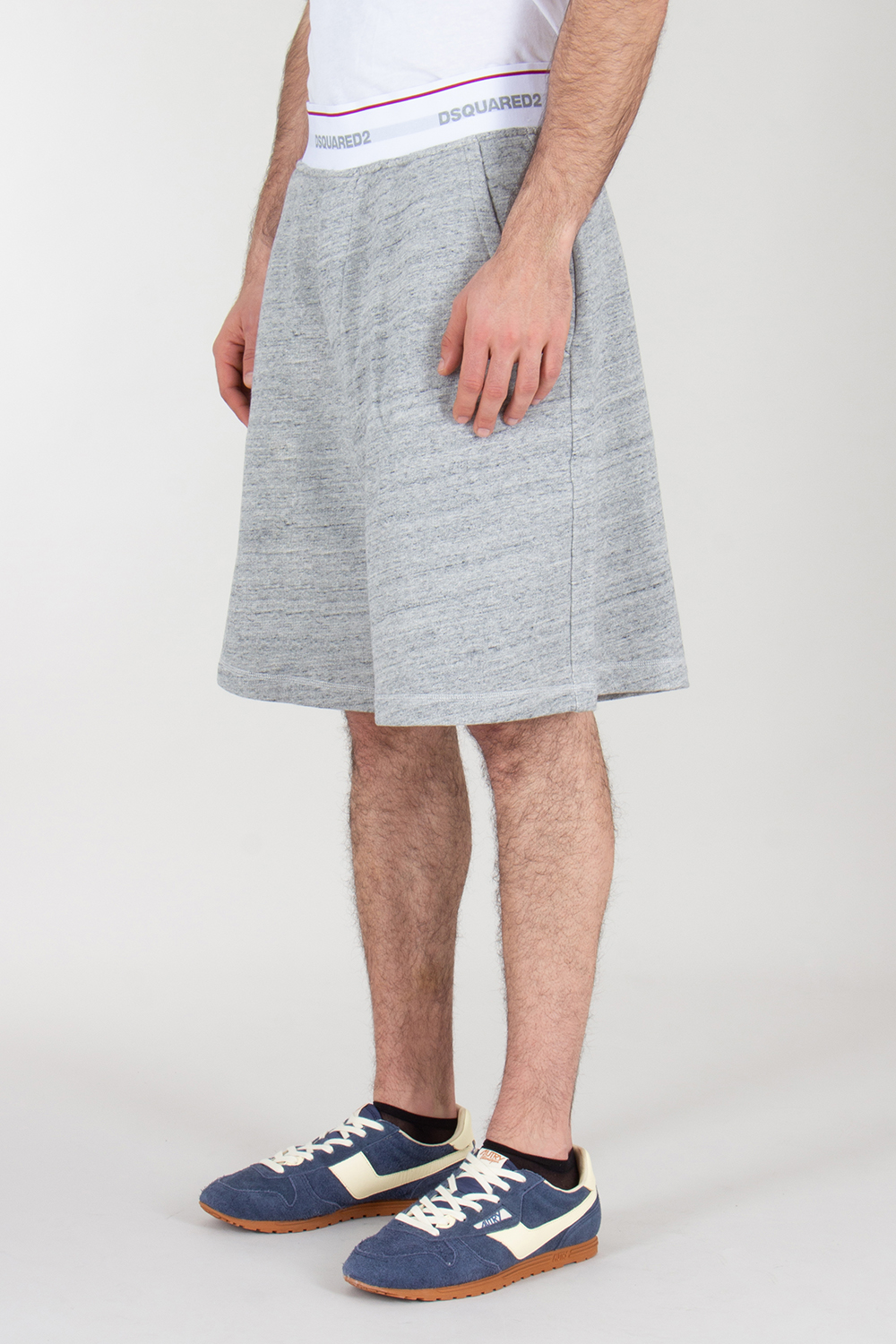 DSQUARED2 Relaxed Fit Cotton Sweat Shorts