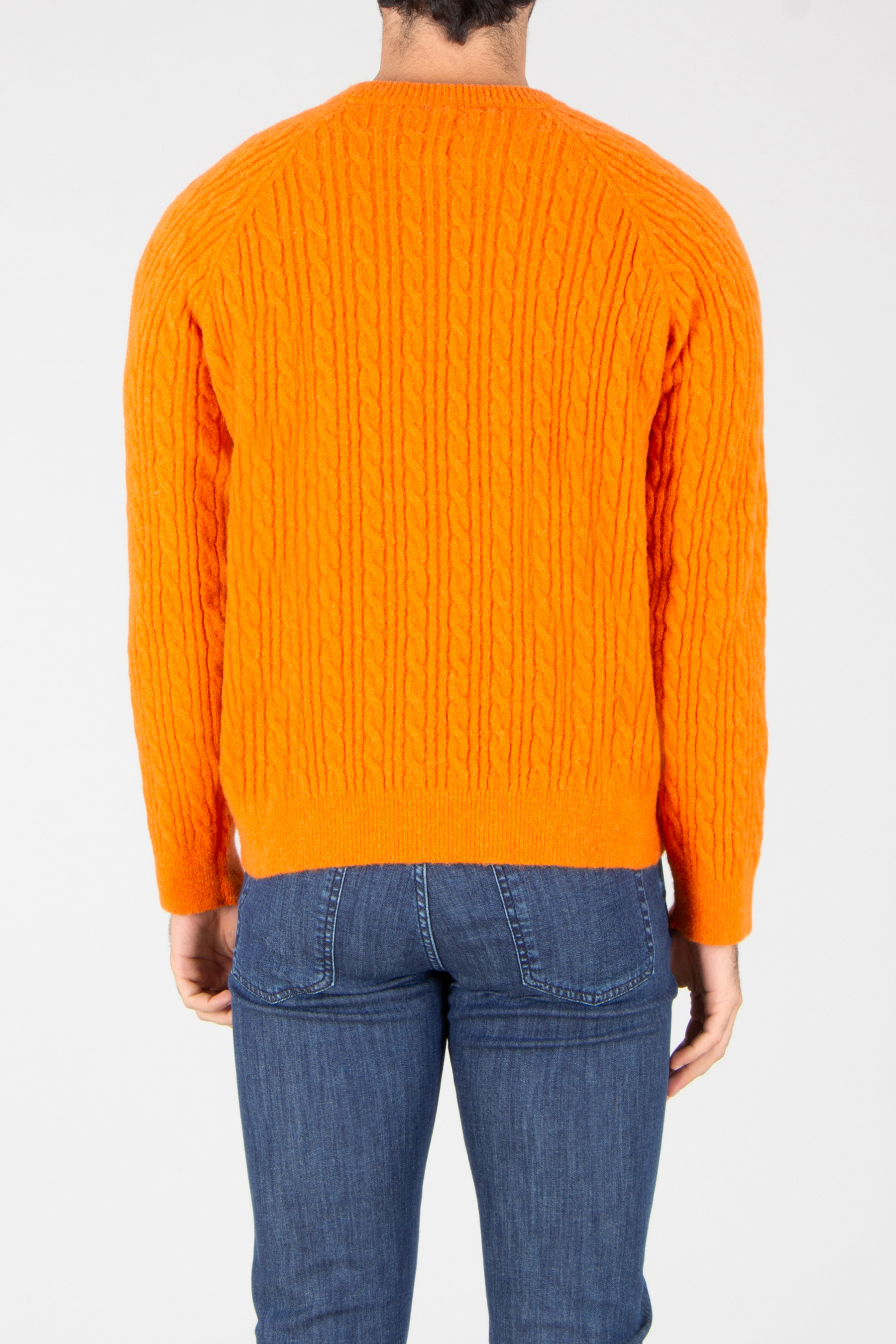 Strickwaren, Pullover, Jeanshose, Mann, Person