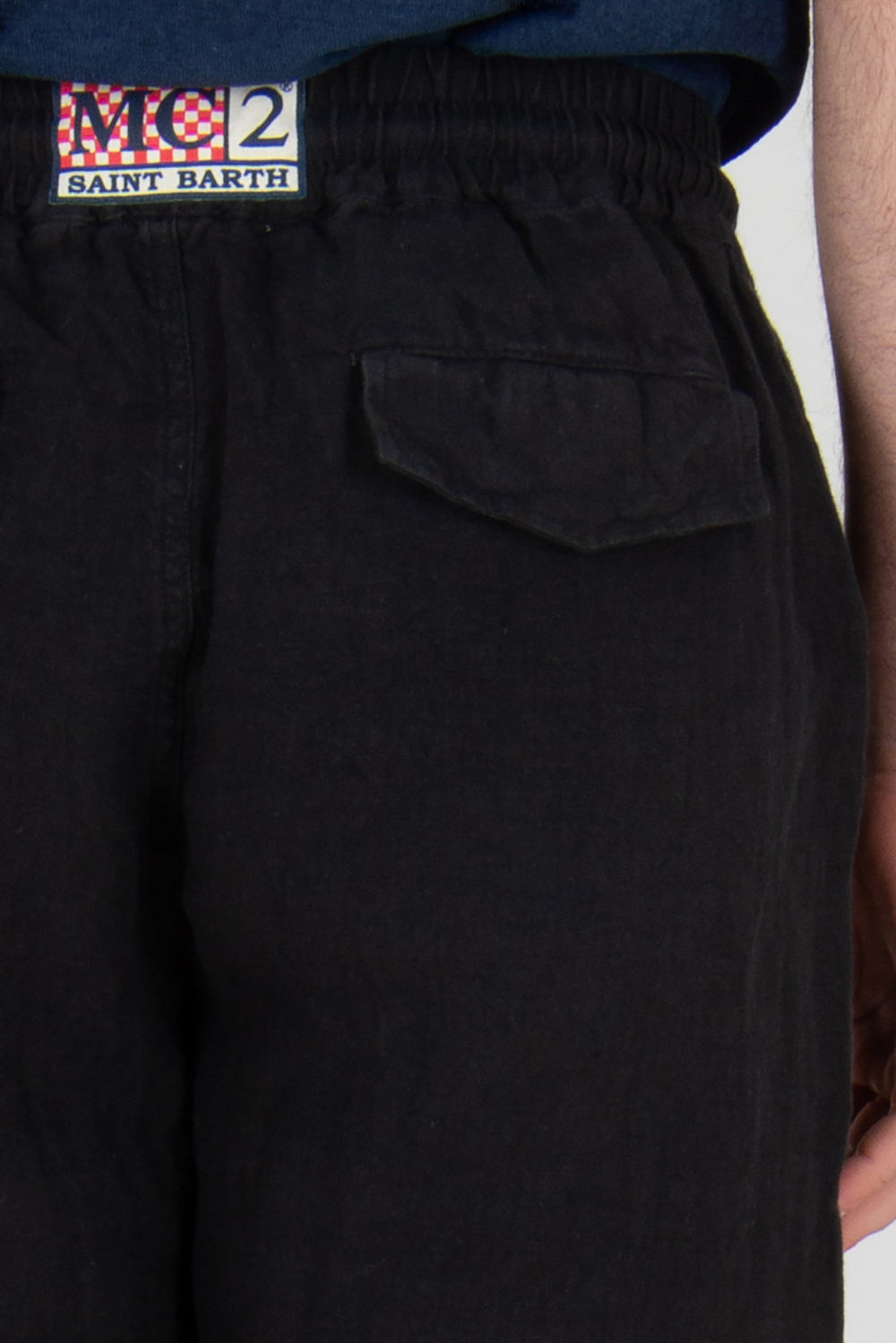 MC 2 SAINT BARTH Comfort Fit Linen Pants Calais